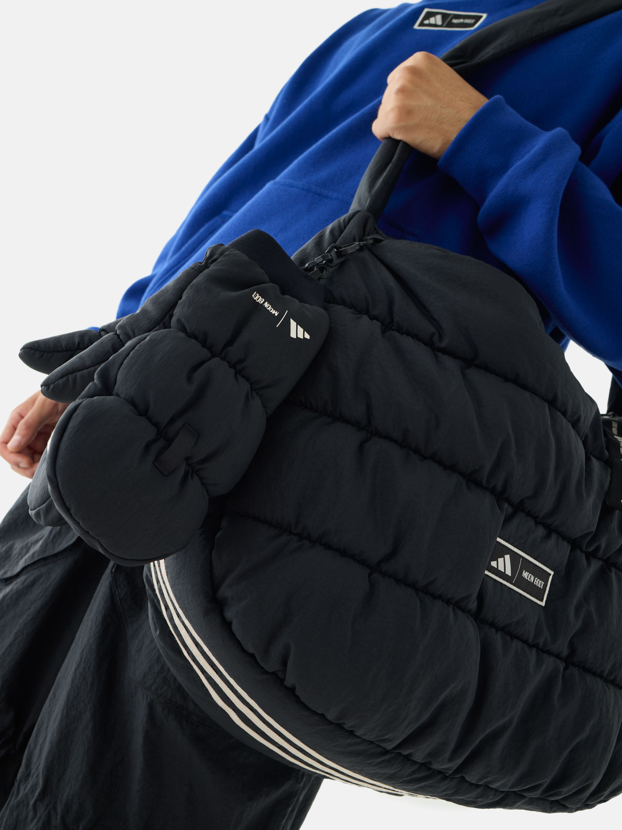adidas x Moon Boot Padded Black Shopper Bag | Moon Boot® adidas x Moon Boot Padded Black Shopper Bag | Moon Boot®