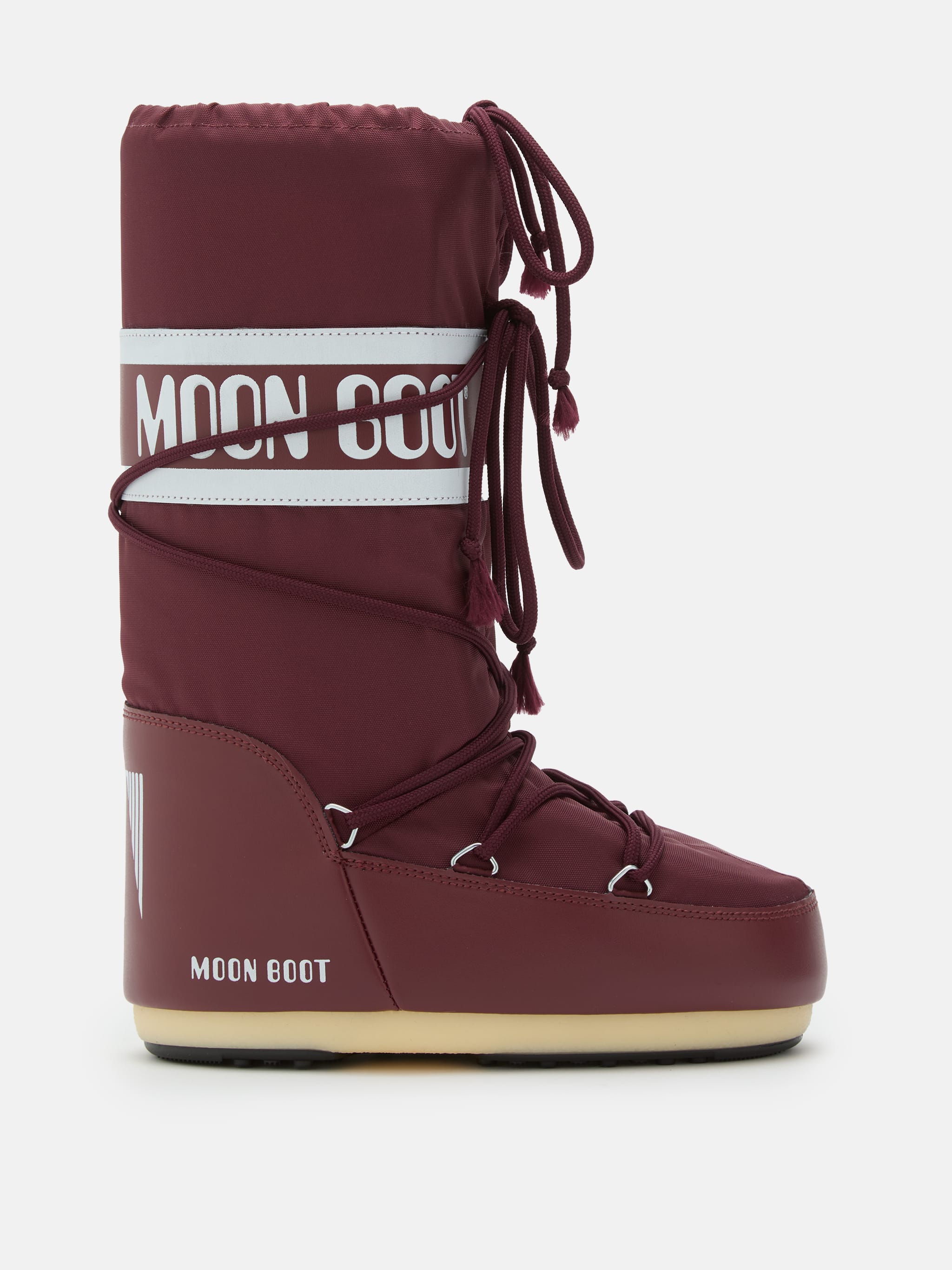 ICON BORDEAUXROTE STIEFEL AUS NYLON