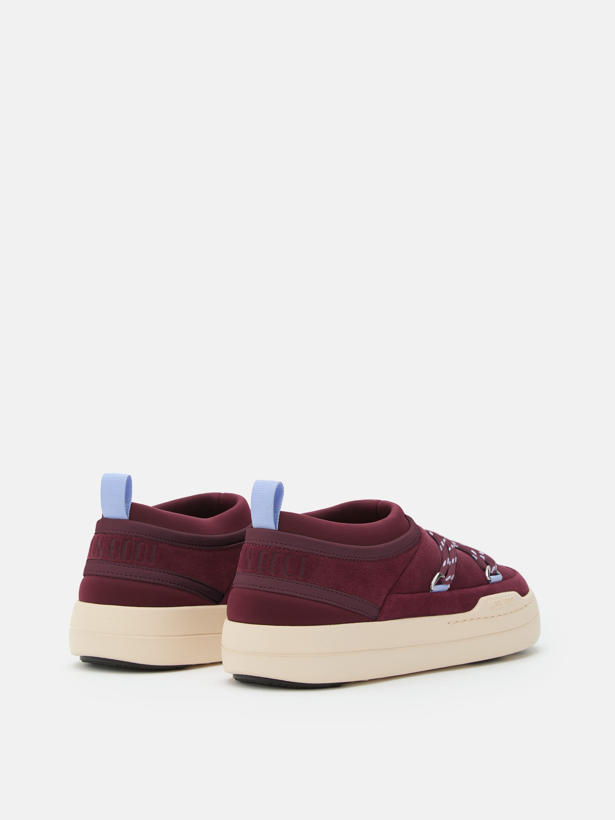 PARK ICON BORDEAUXROTE SNEAKERS AUS VELOURSLEDER