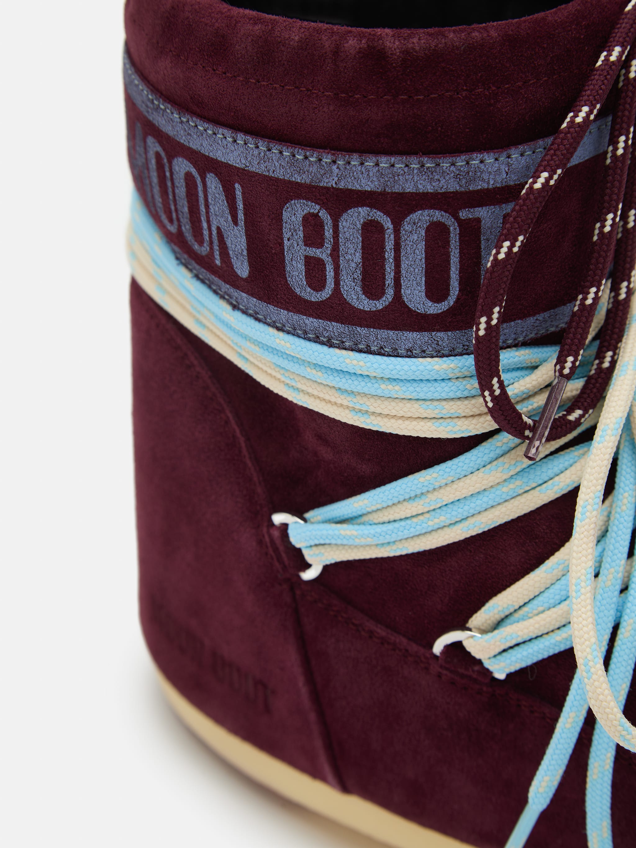 ICON LOW BORDEAUXROTE STIEFEL AUS VELOURSLEDER image number 2