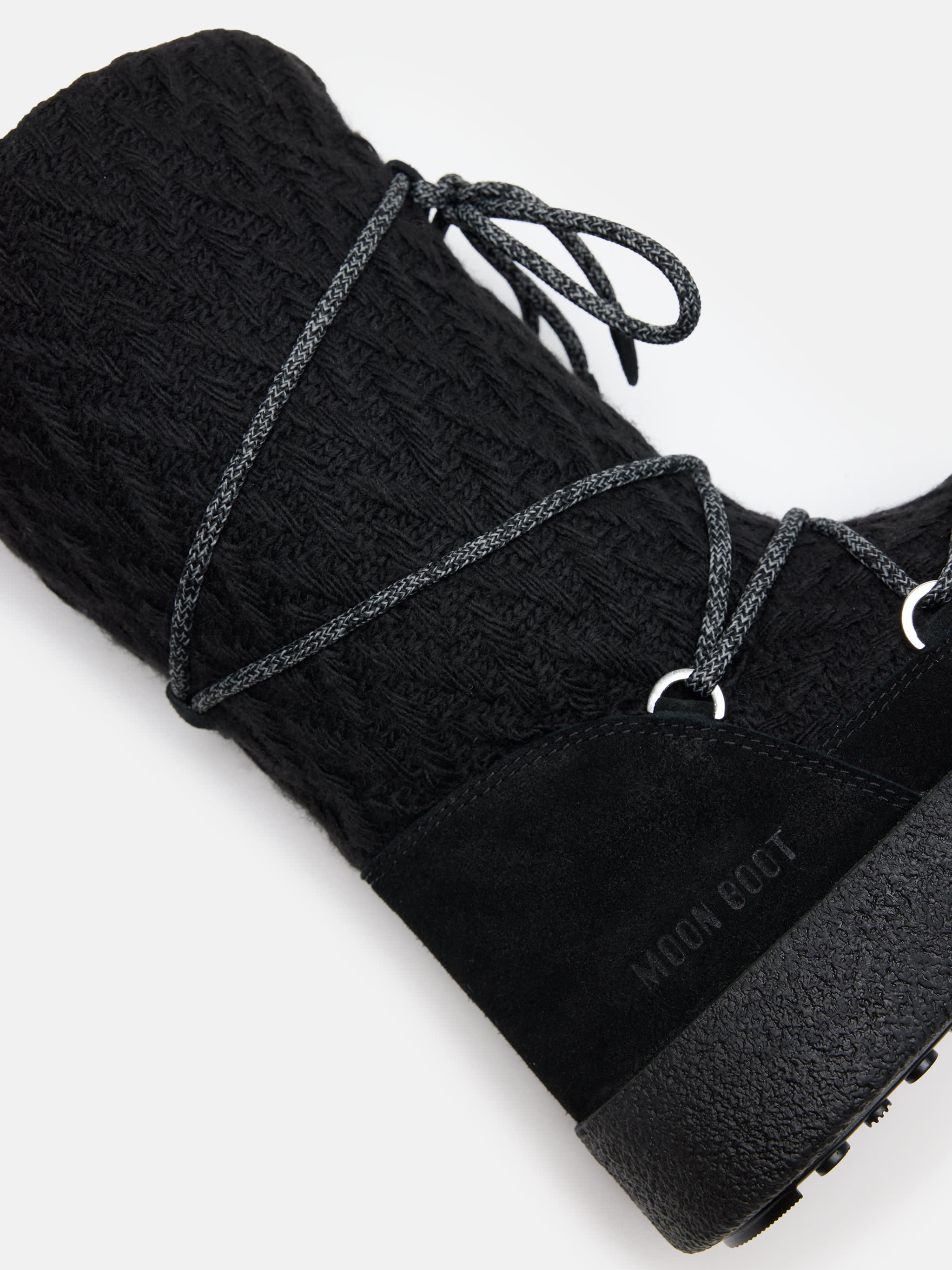 STIVALE LTRACK NERO IN MAGLIA MOON BOOT X GUEST IN RESIDENCE image number 3