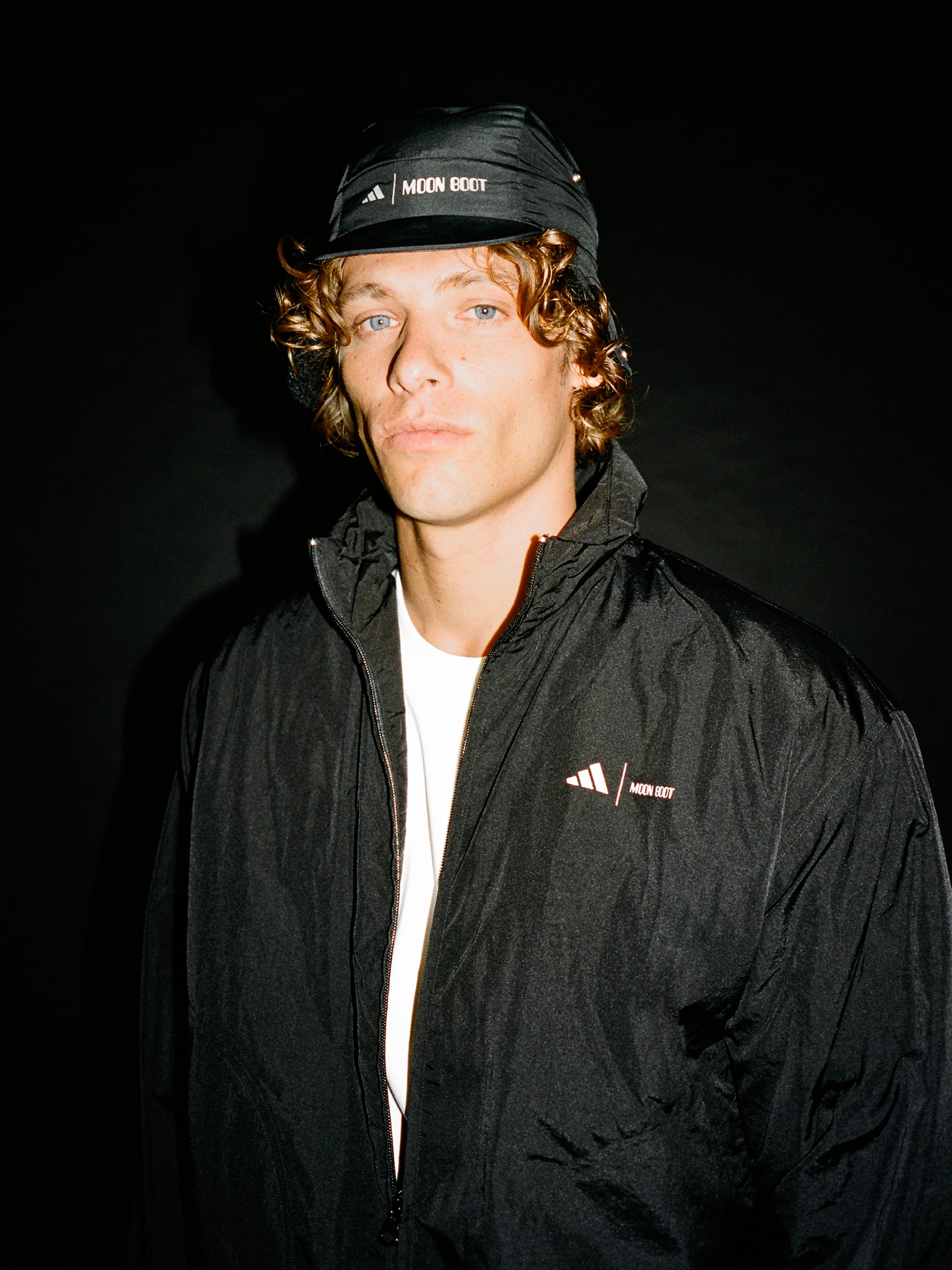 ADIDAS X MOON BOOT BLACK TRACKSUIT TOP image number 0