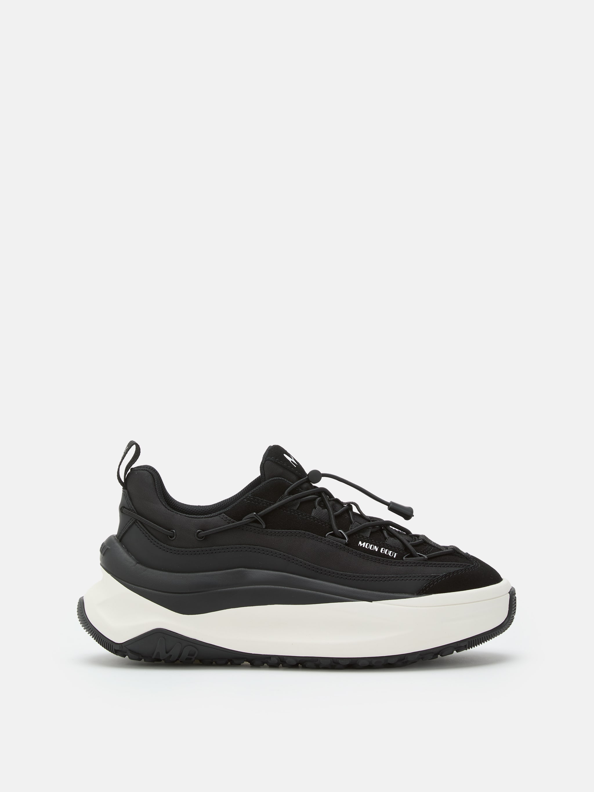 BASKETS MOON247 XLACE NOIR ET BLANC