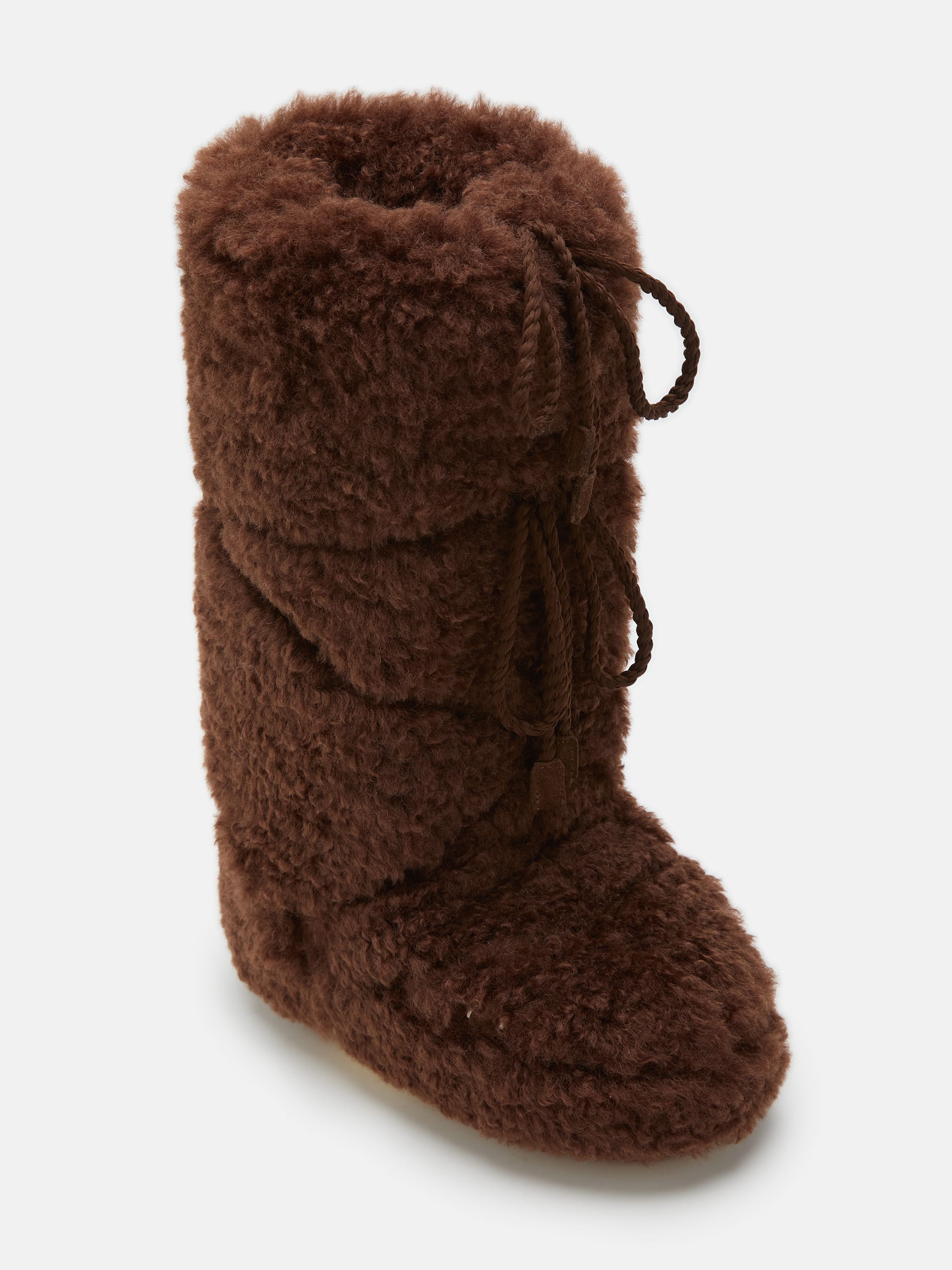 ICON DUNKELBRAUNE CURLY EXTRA STIEFEL image number 2