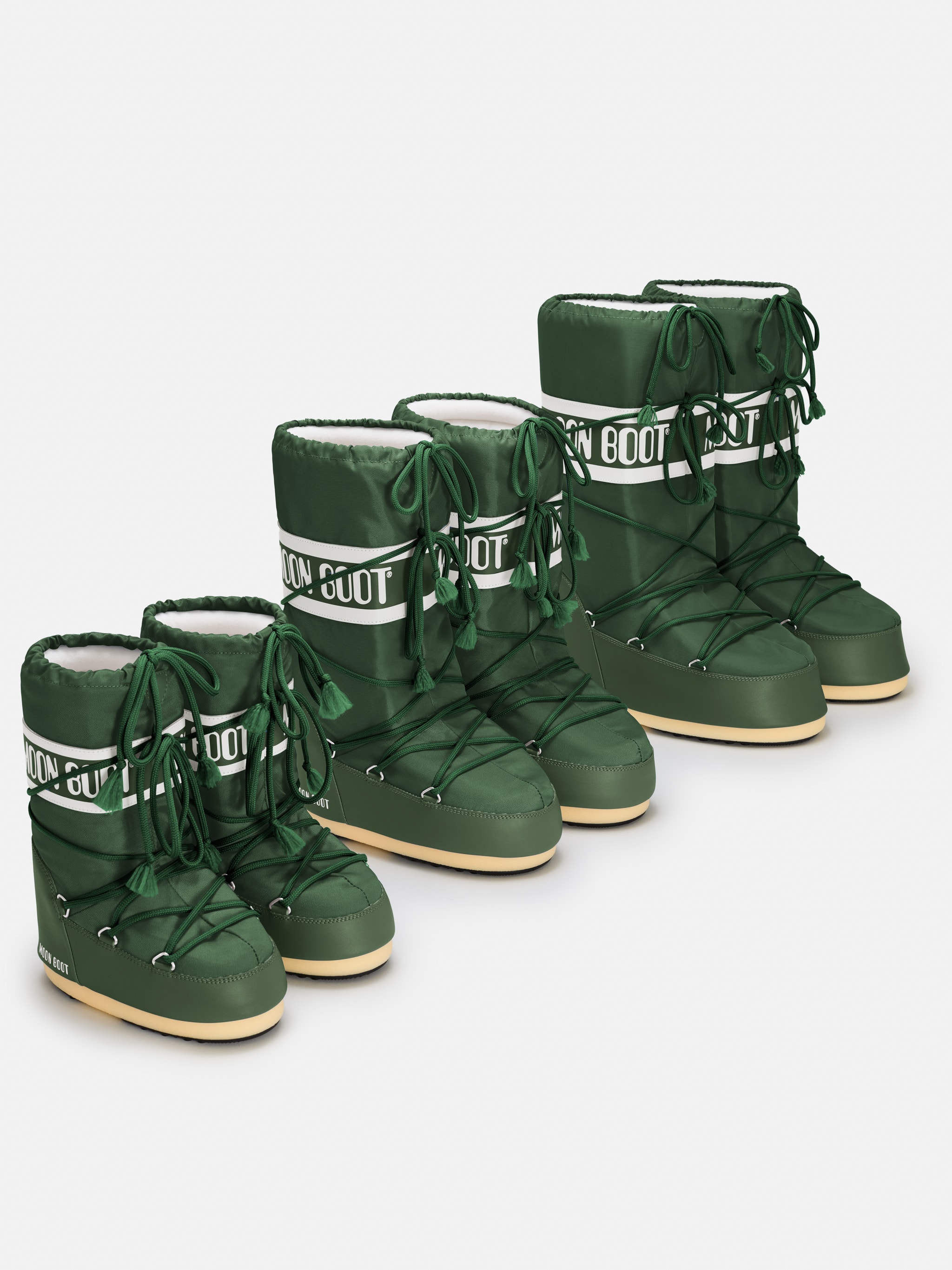 BOTTES ICON EN NYLON VERT image number 4