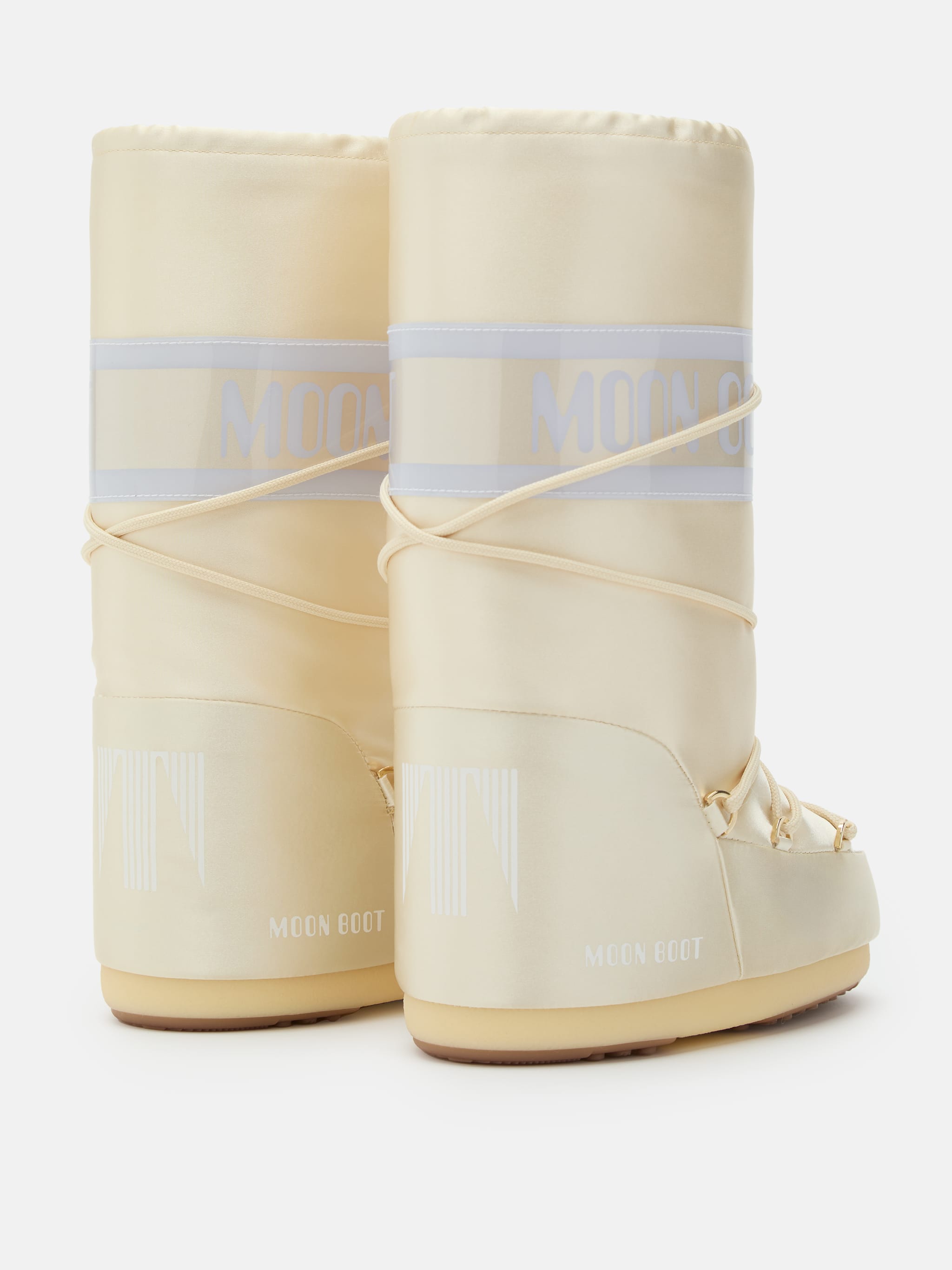 ICON ELFENBEINFARBENE PEARLY STIEFEL
