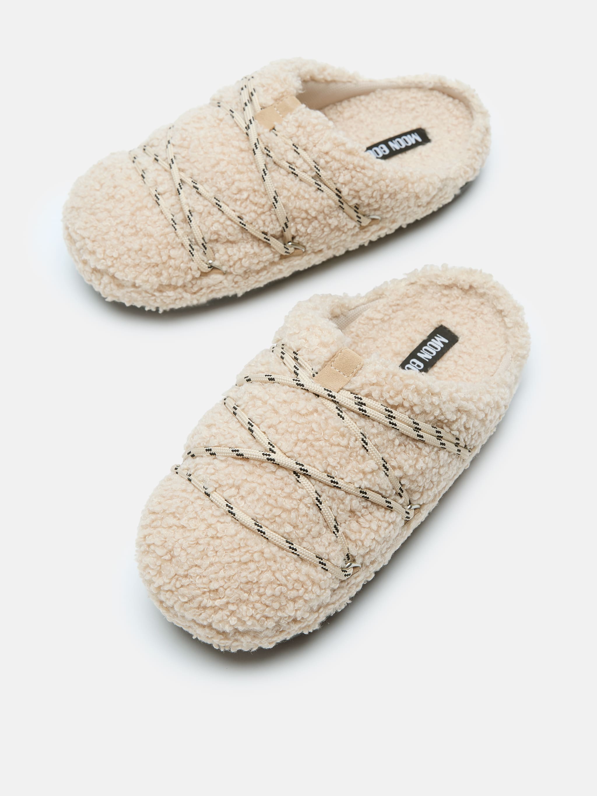 TEDDY SLIPPER PANTOFFELN IN BEIGE image number 3