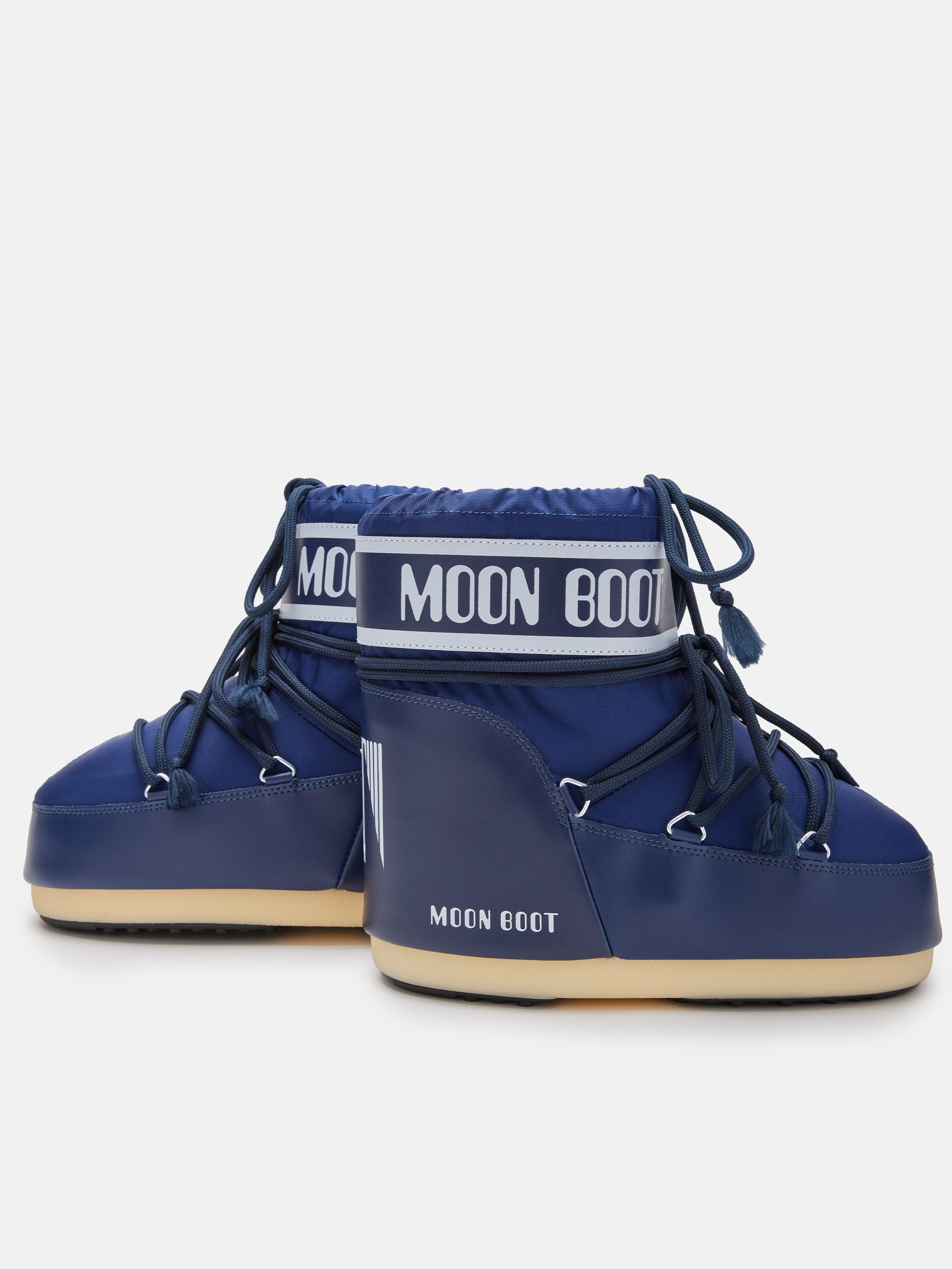 ICON LOW BLUE NYLON BOOTS | Moon Boot®