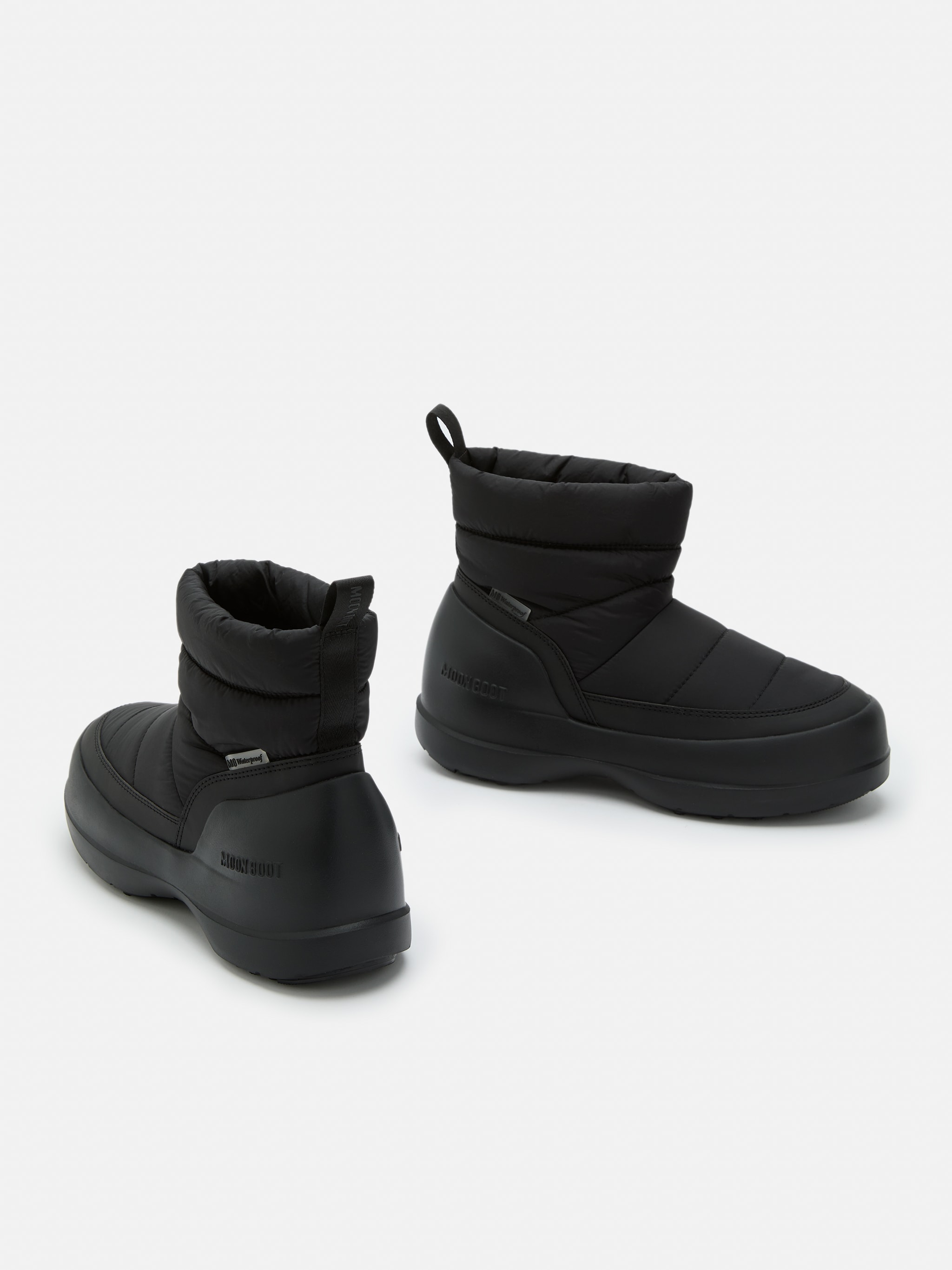 MEZZALUNA PUFFY BLACK BOOTS image number 3
