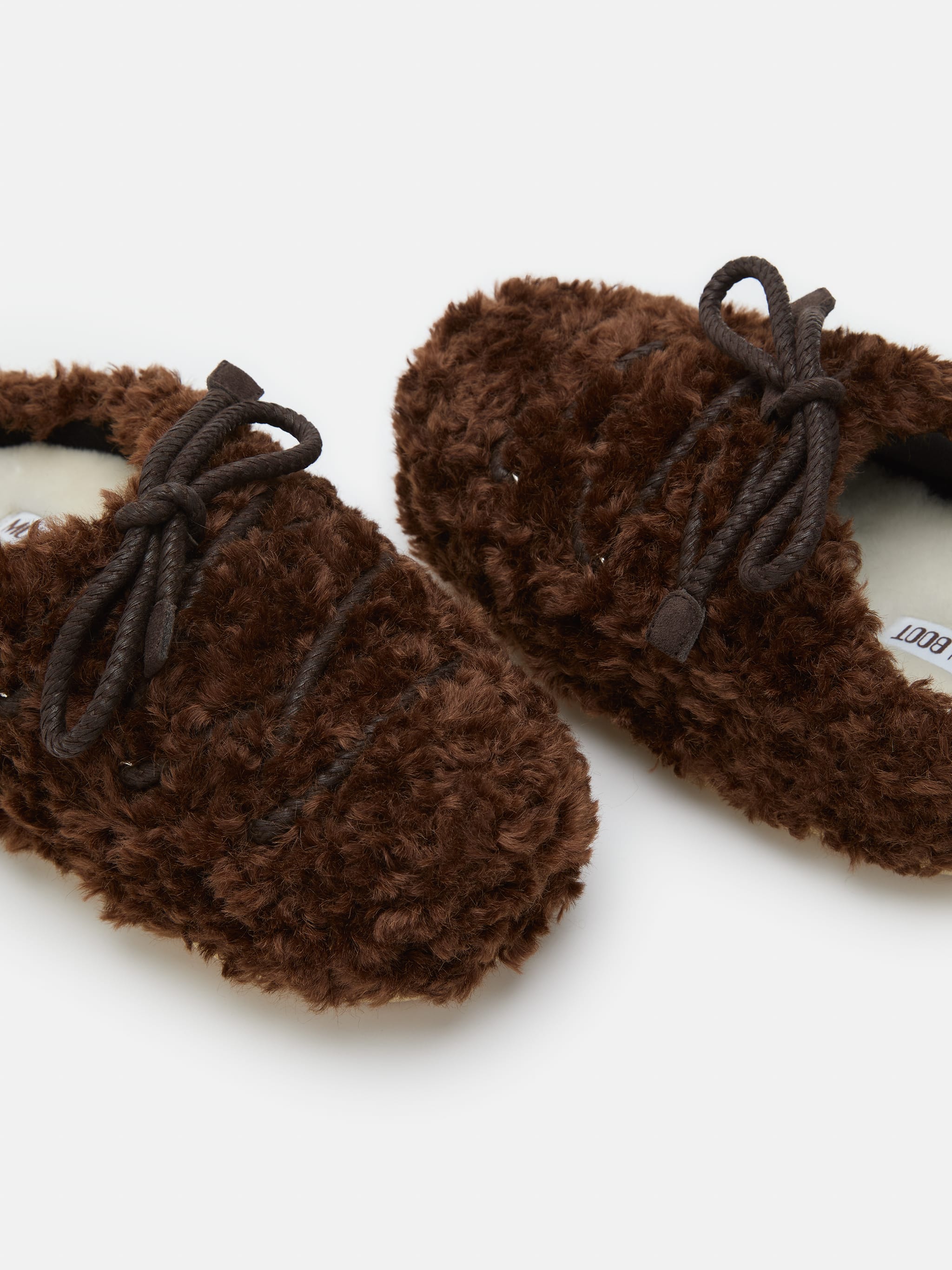 EVX DUNKELBRAUNE CURLY MULES image number 3