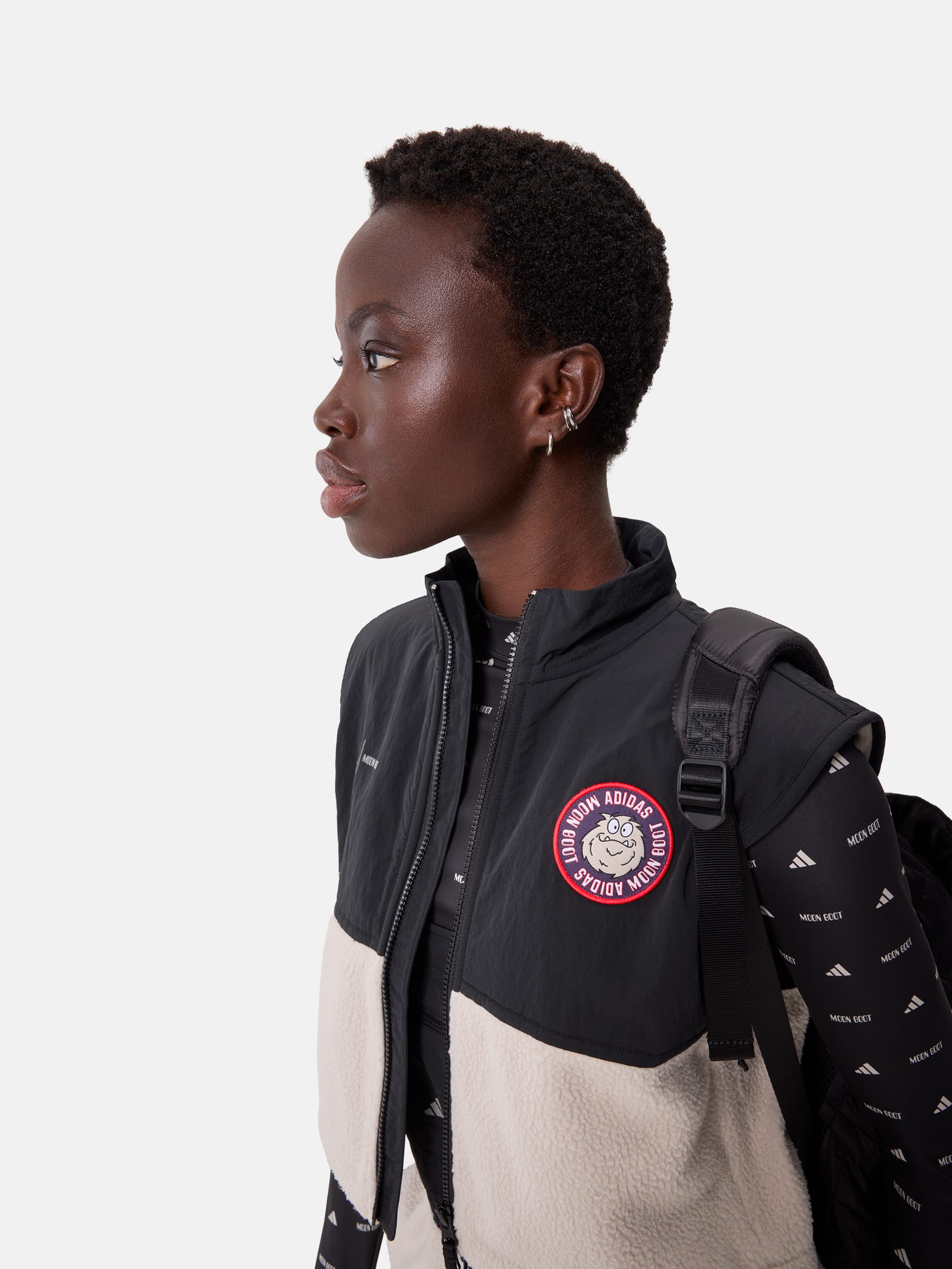 GILET CRÈME ADIDAS X MOON BOOT image number 2