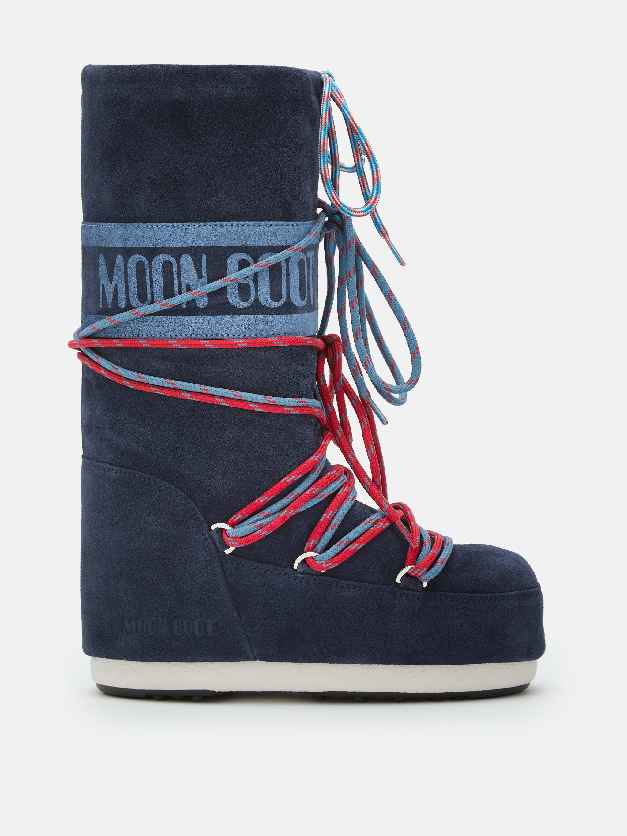 ICON DUNKELBLAUE STIEFEL AUS VELOURSLEDER image number 0