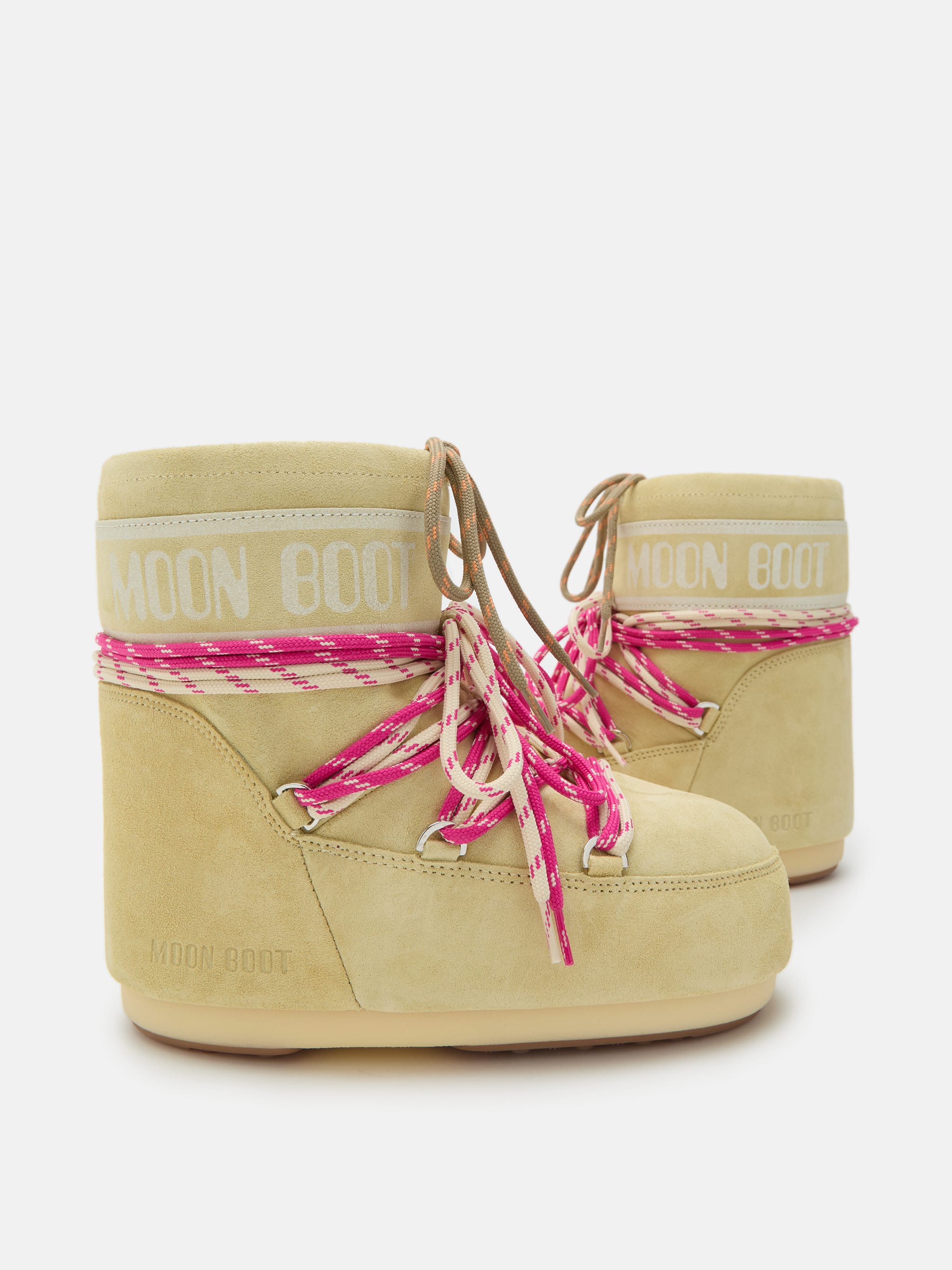 ICON LOW GELBE STIEFEL AUS VELOURSLEDER image number 3