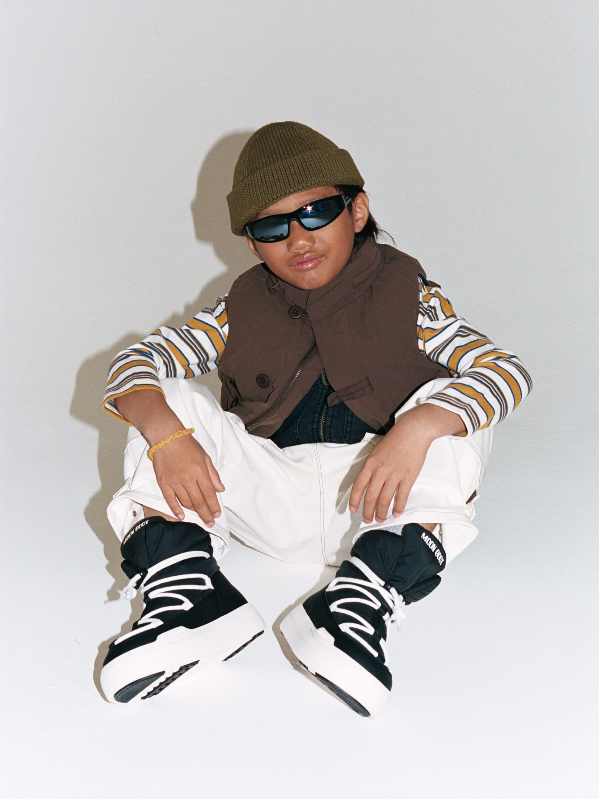 JUNIOR PARK SCHWARZE MID STIEFEL MIT SCHNÜRUNG image number 4