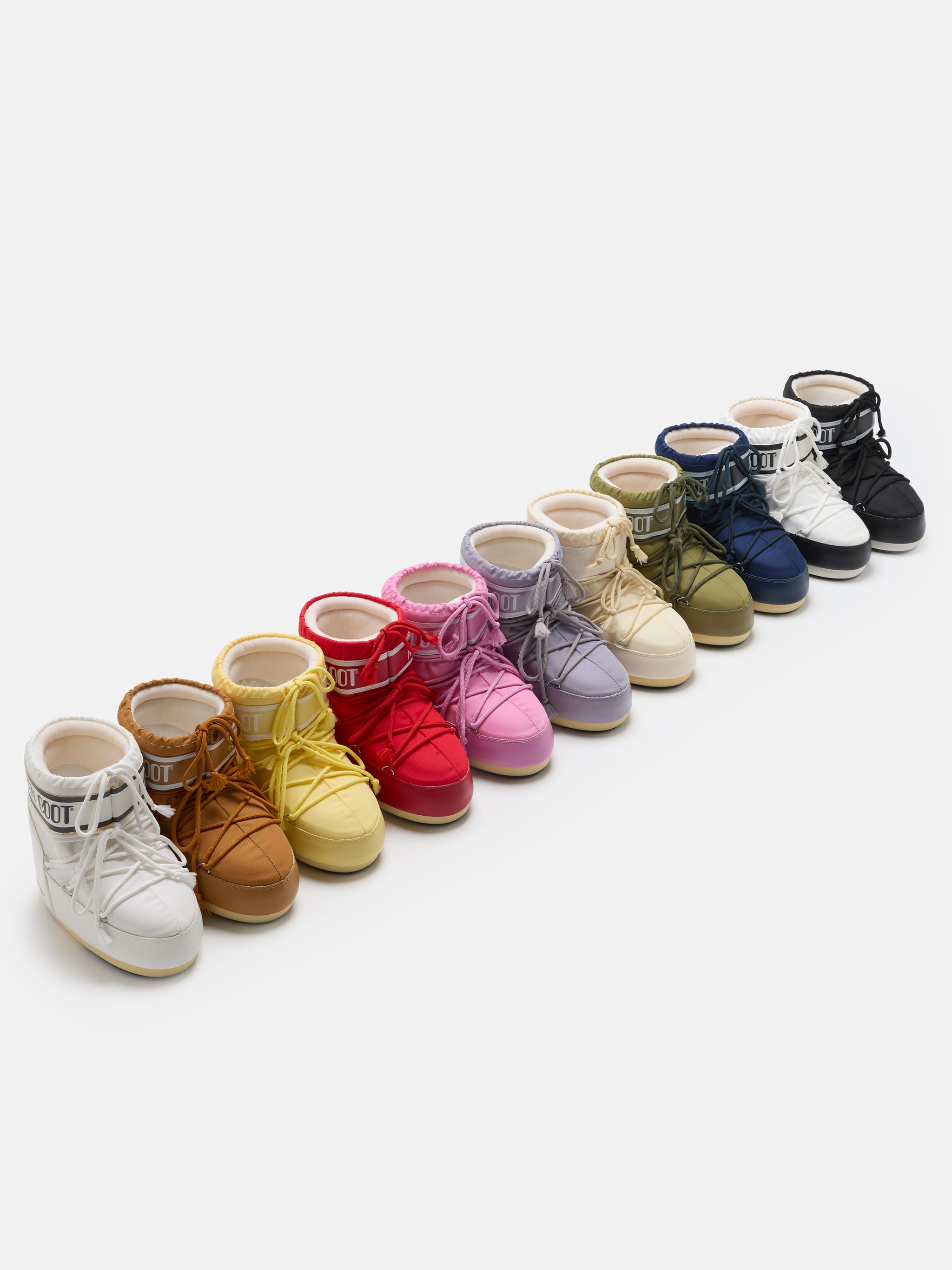 ICON LOW CREAM NYLON BOOTS image number 4