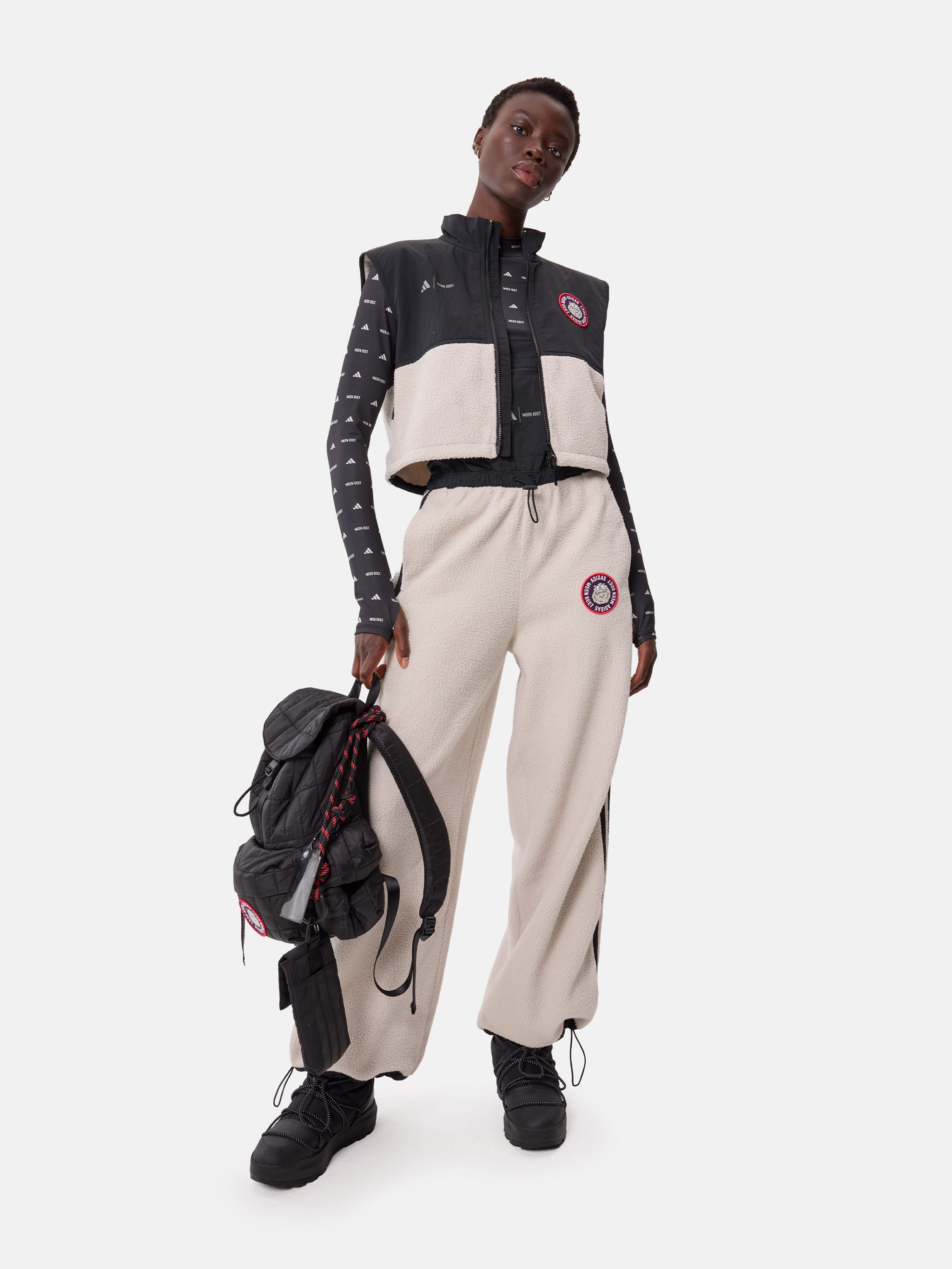 GILET CRÈME ADIDAS X MOON BOOT image number 3