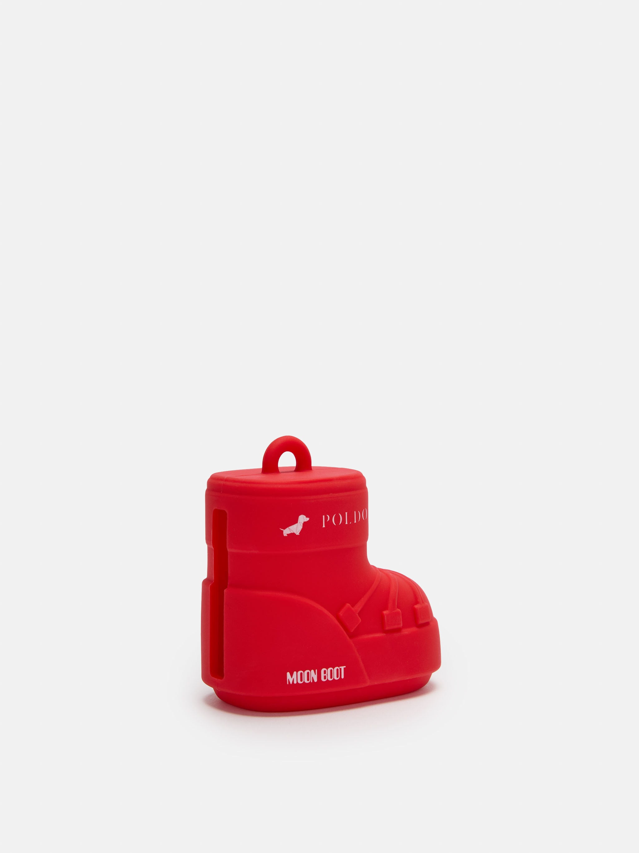 MOON BOOT X POLDO DOG COUTURE HUNDEBEUTEL-HALTER, ROT