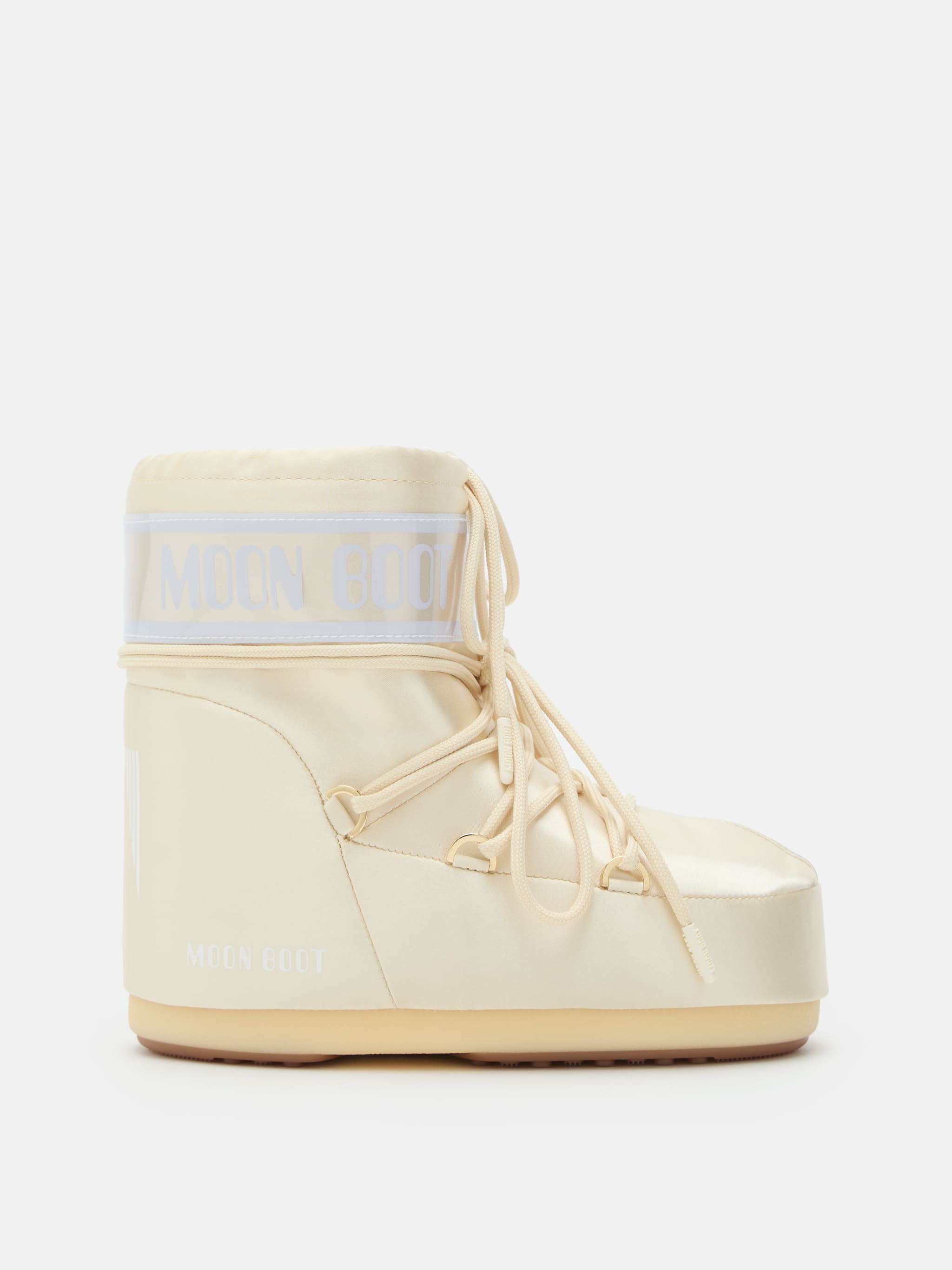 ICON LOW ELFENBEINFARBENE PEARLY STIEFEL