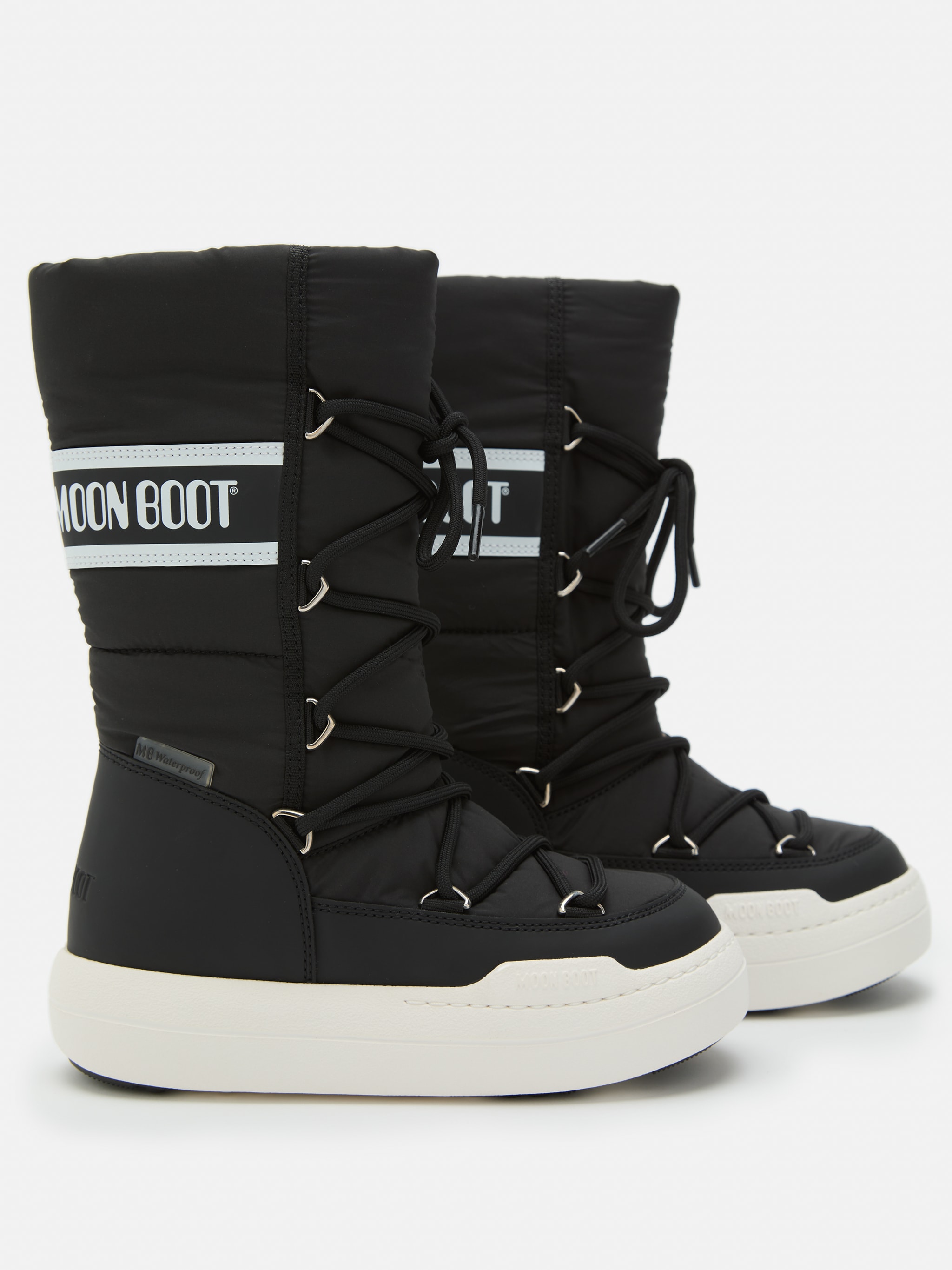 BOTTES &Agrave; LACETS JUNIOR PARK TUBE NOIRES image number 3