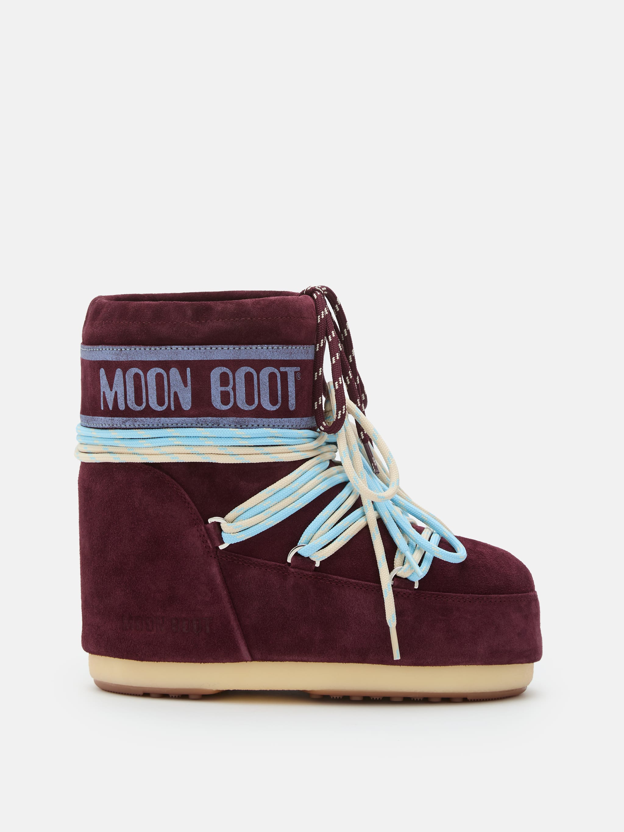 STIVALE ICON LOW IN PELLE SCAMOSCIATA BORDEAUX