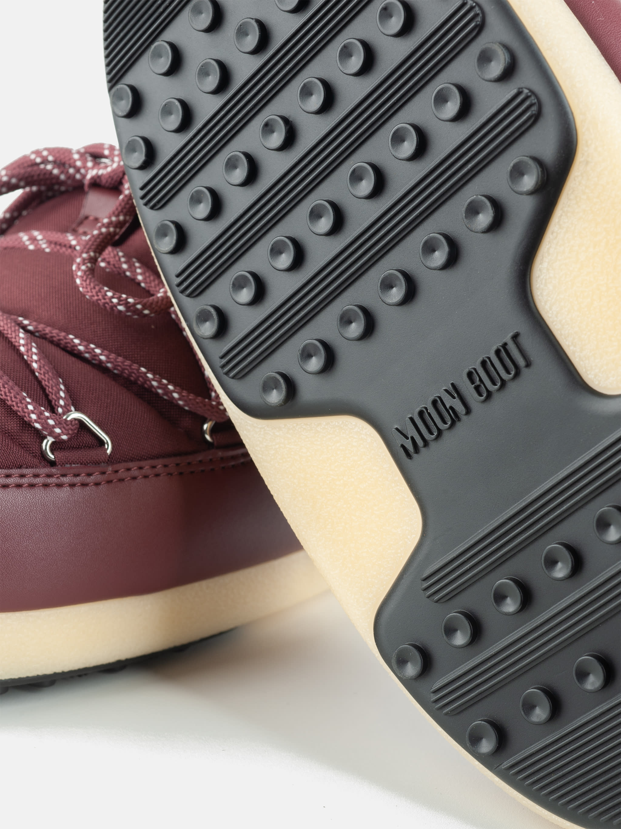 EVX BORDEAUXROTE MULES AUS NYLON image number 2