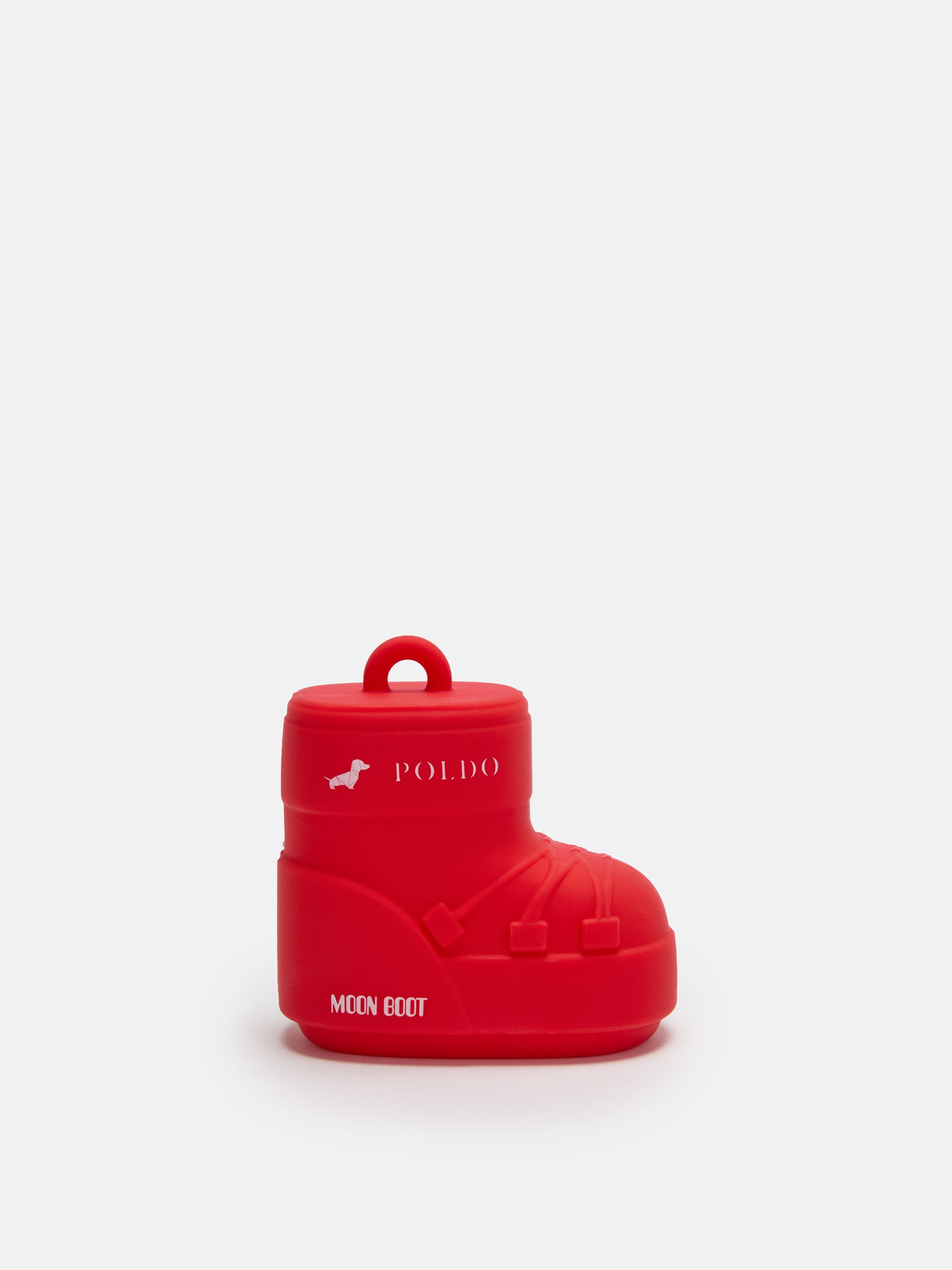 MOON BOOT X POLDO DOG COUTURE HUNDEBEUTEL-HALTER, ROT