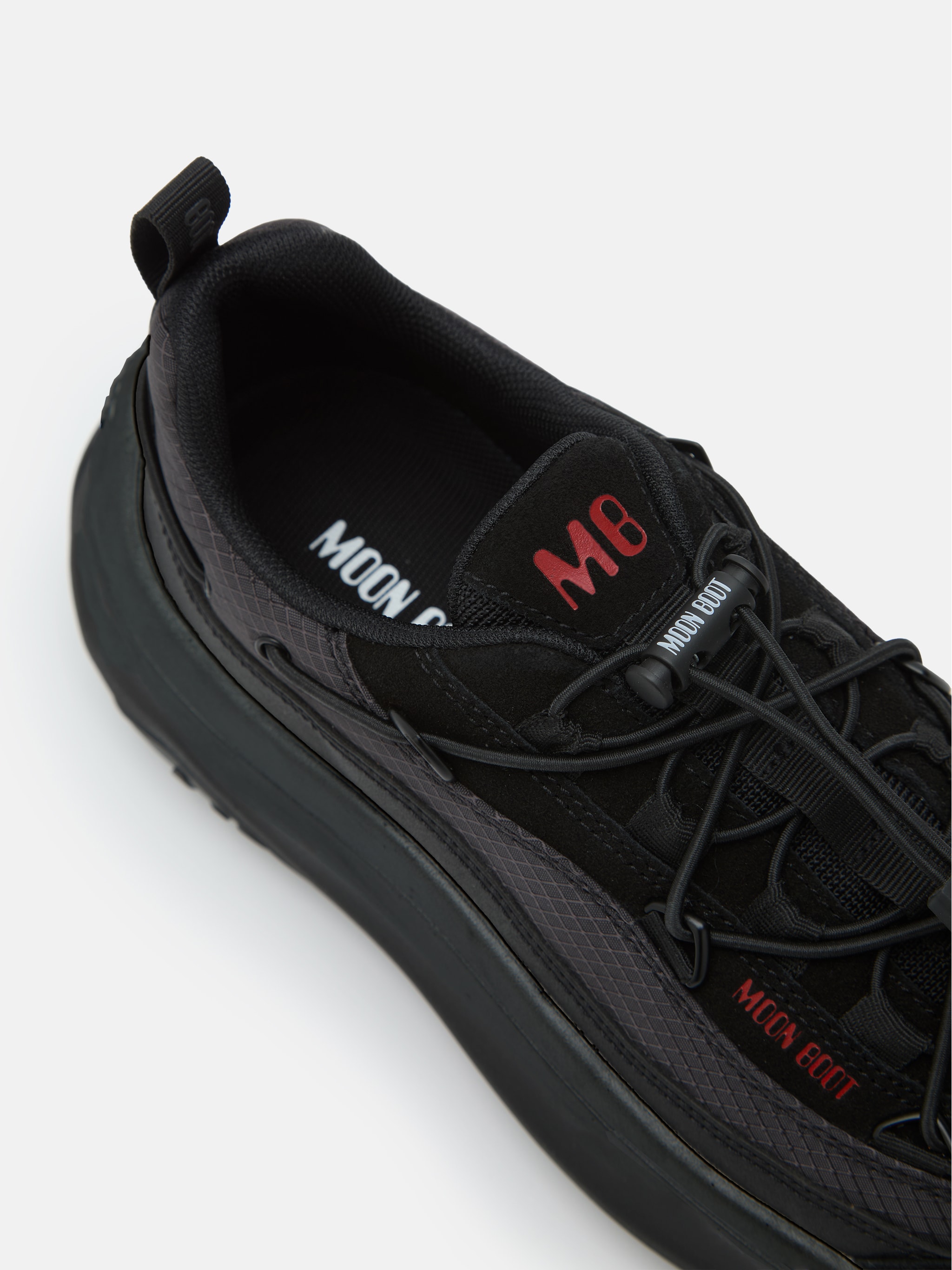 MOON247 XLACE BLACK SNEAKERS image number 2