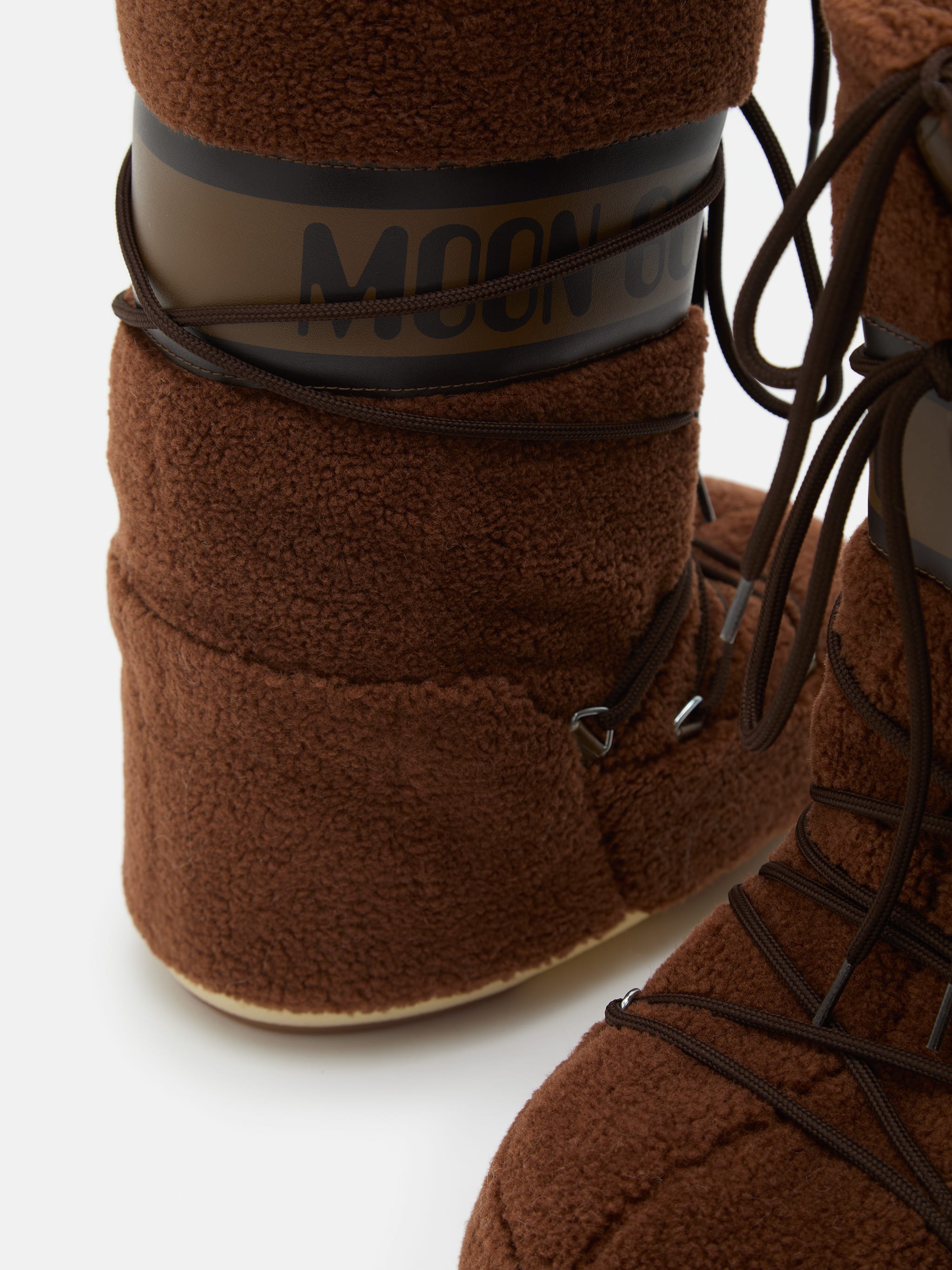 ICON BRAUNE STIEFEL AUS FLEECE image number 2