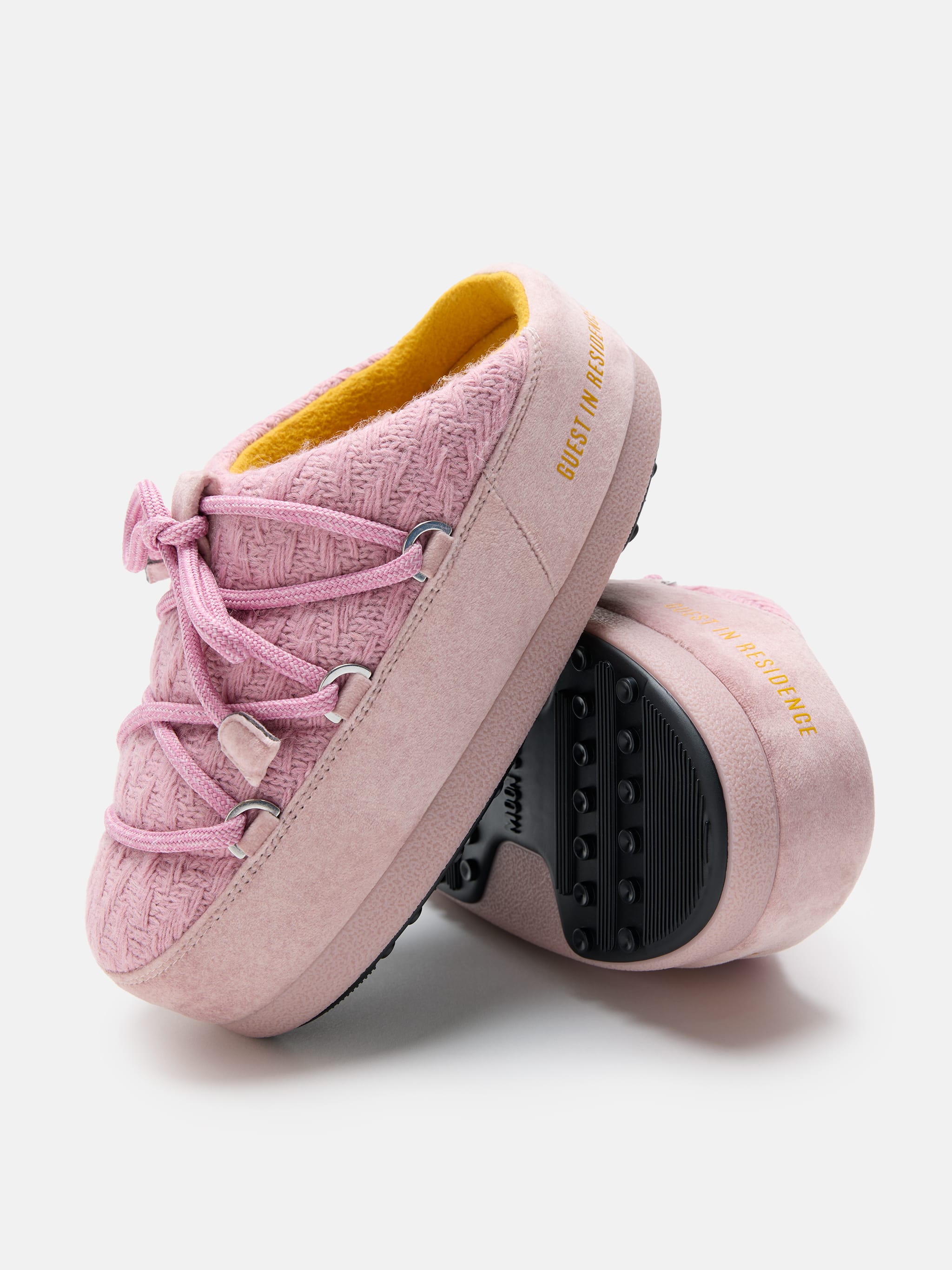 MOON BOOT X GUEST IN RESIDENCE EVX ROSE KNIT MULES image number 4