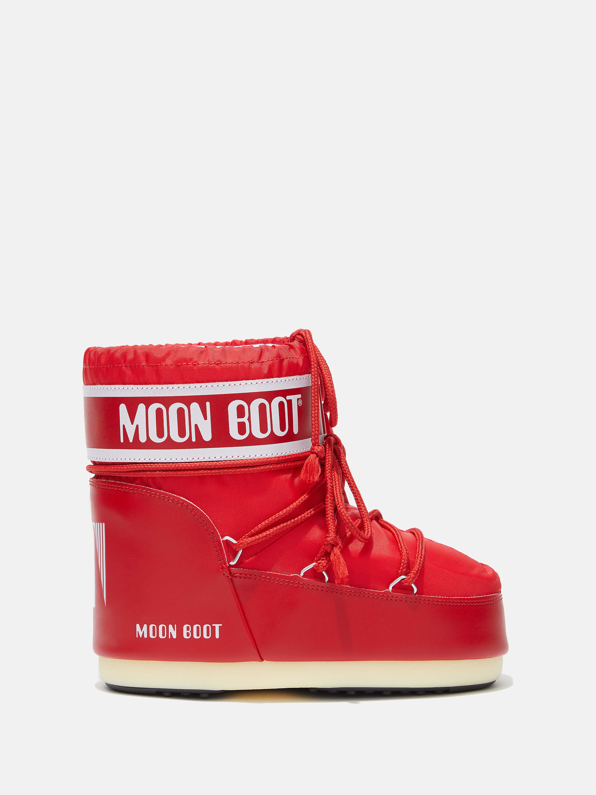 STIVALE ICON LOW ROSSO IN NYLON