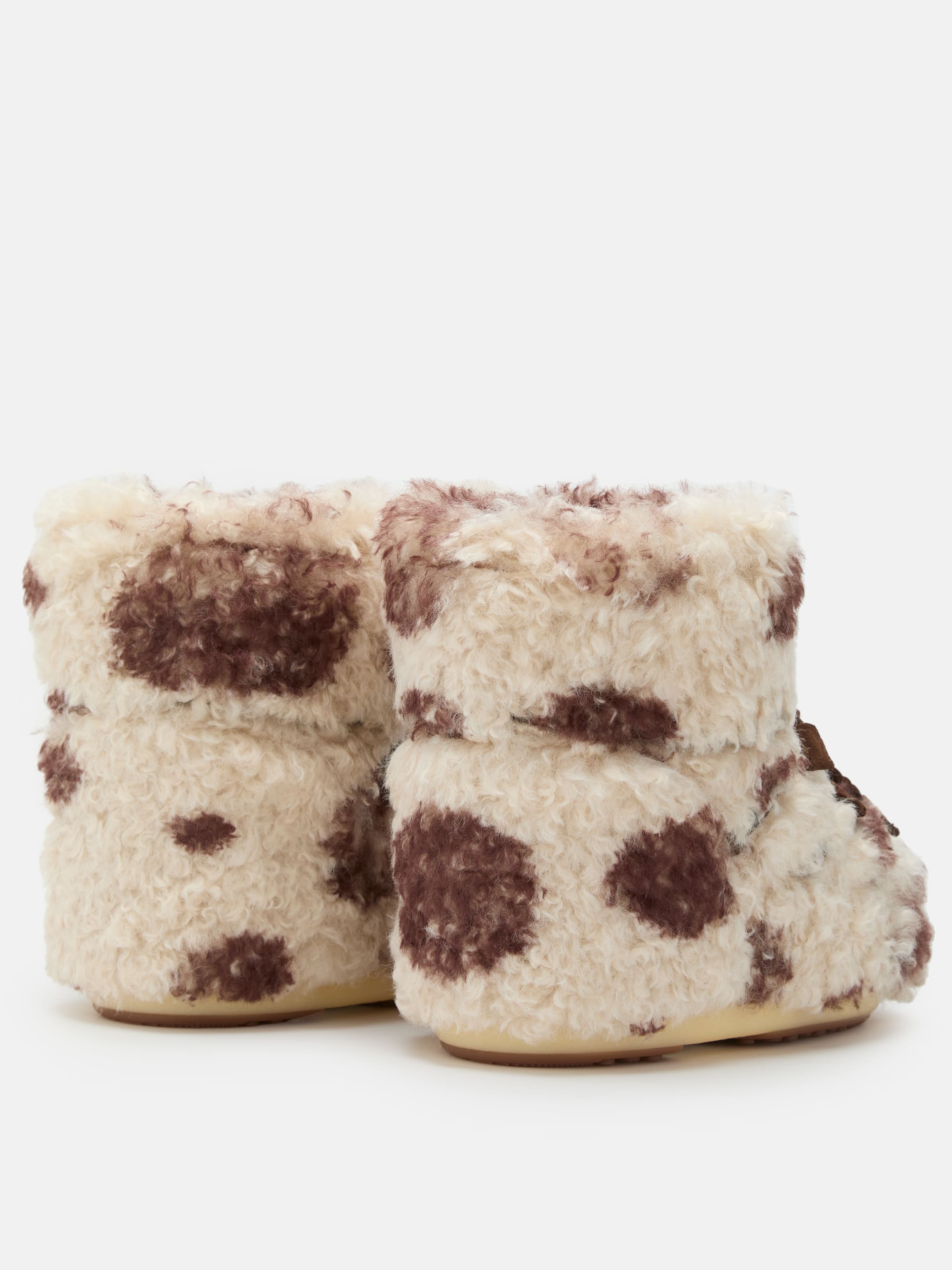 STIVALE ICON LOW CURLY CON STAMPA COW