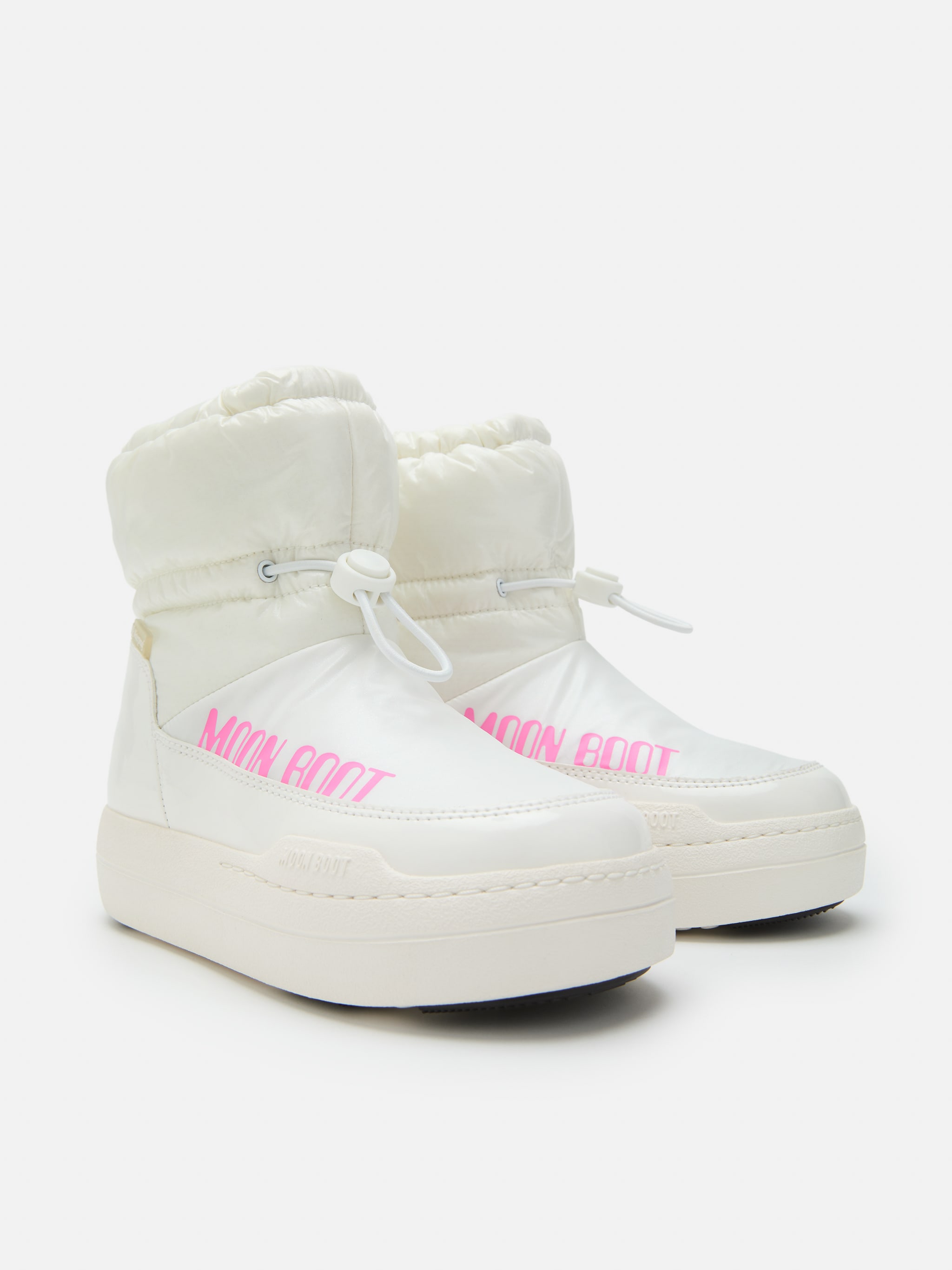 JUNIOR PARK TUBE WHITE GLITTER MID BOOTS image number 3