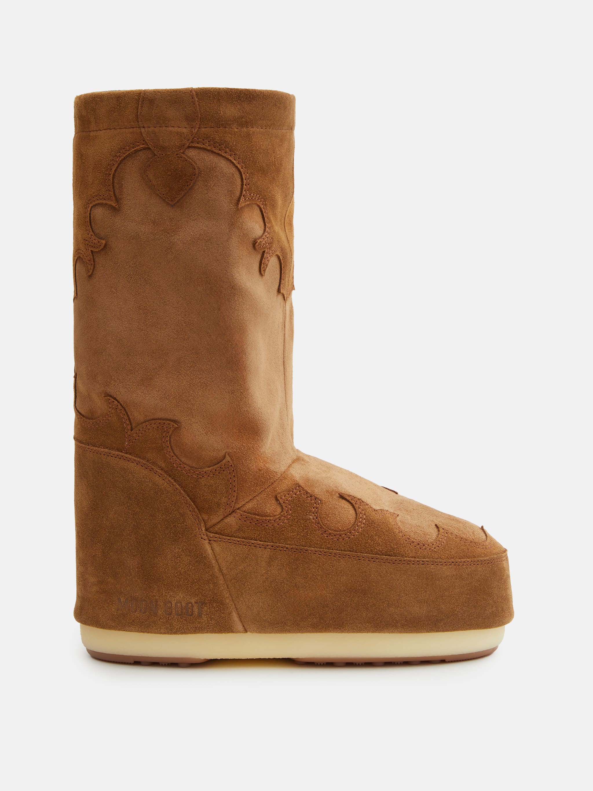 BOTAS ICON MARR&Oacute;N DE ANTE CON BORDADO