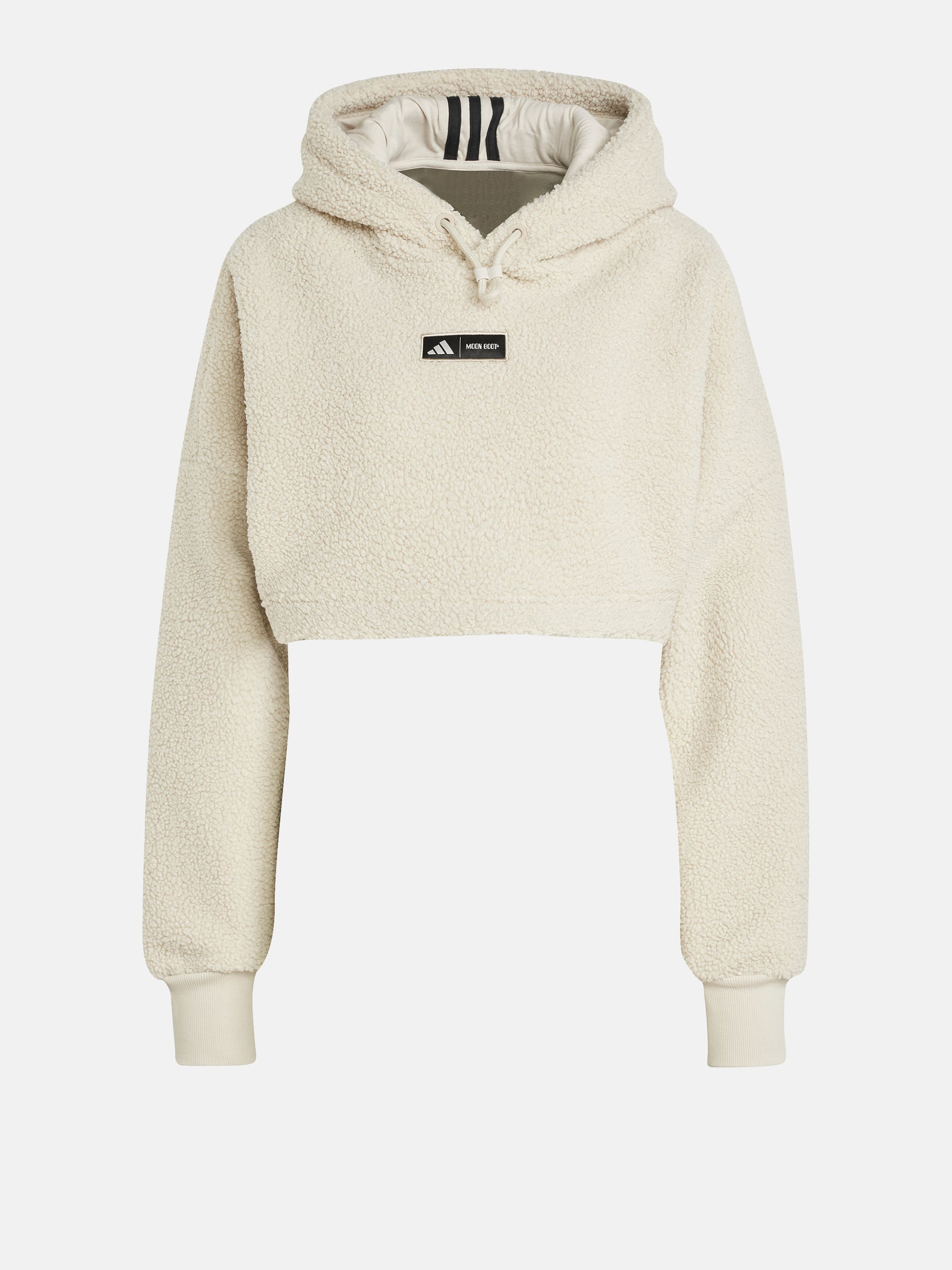 adidas x Sweat &agrave; capuche court Moon Boot Beige