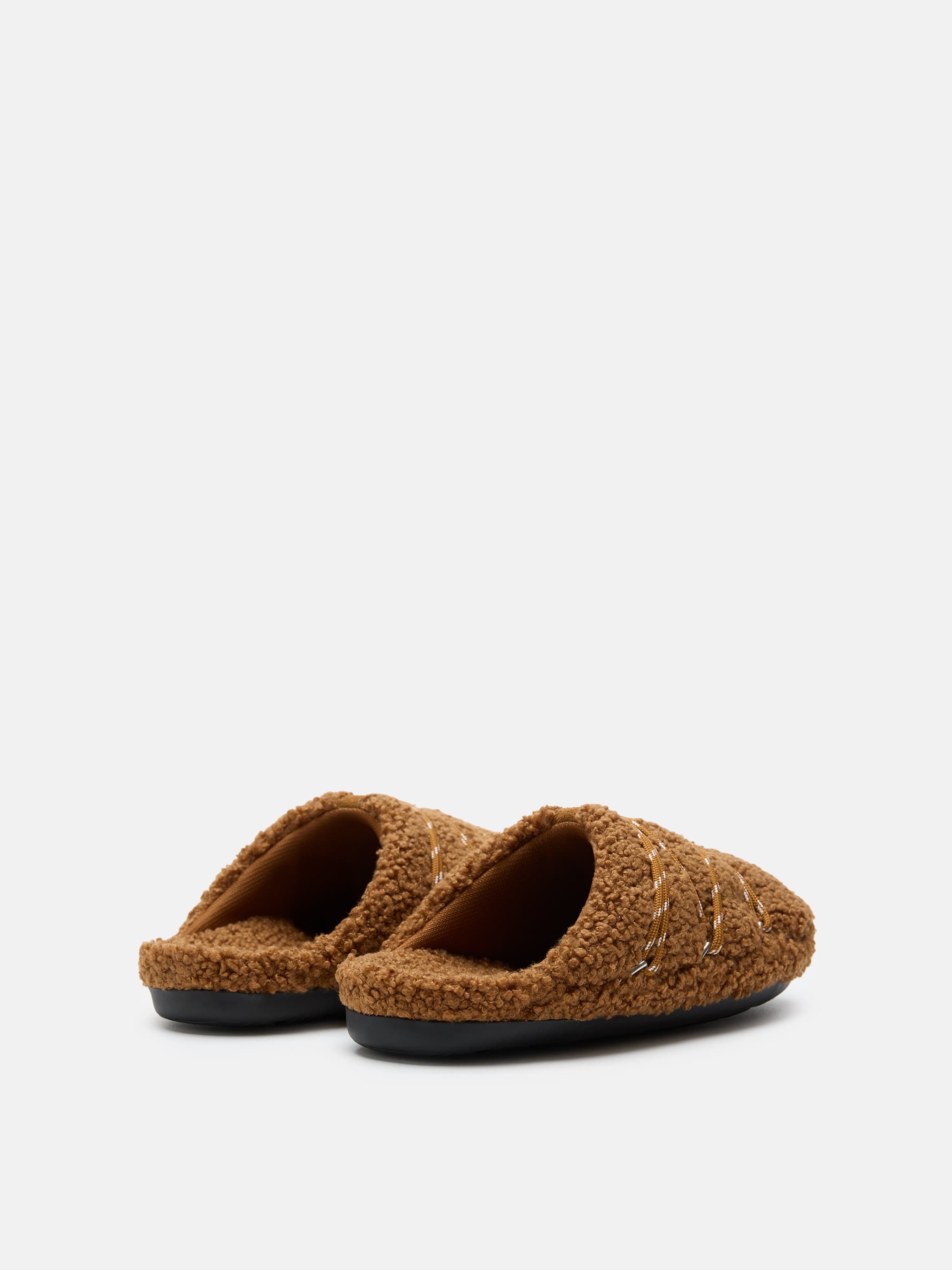 TEDDY SLIPPER PANTOFFELN IN BRAUN