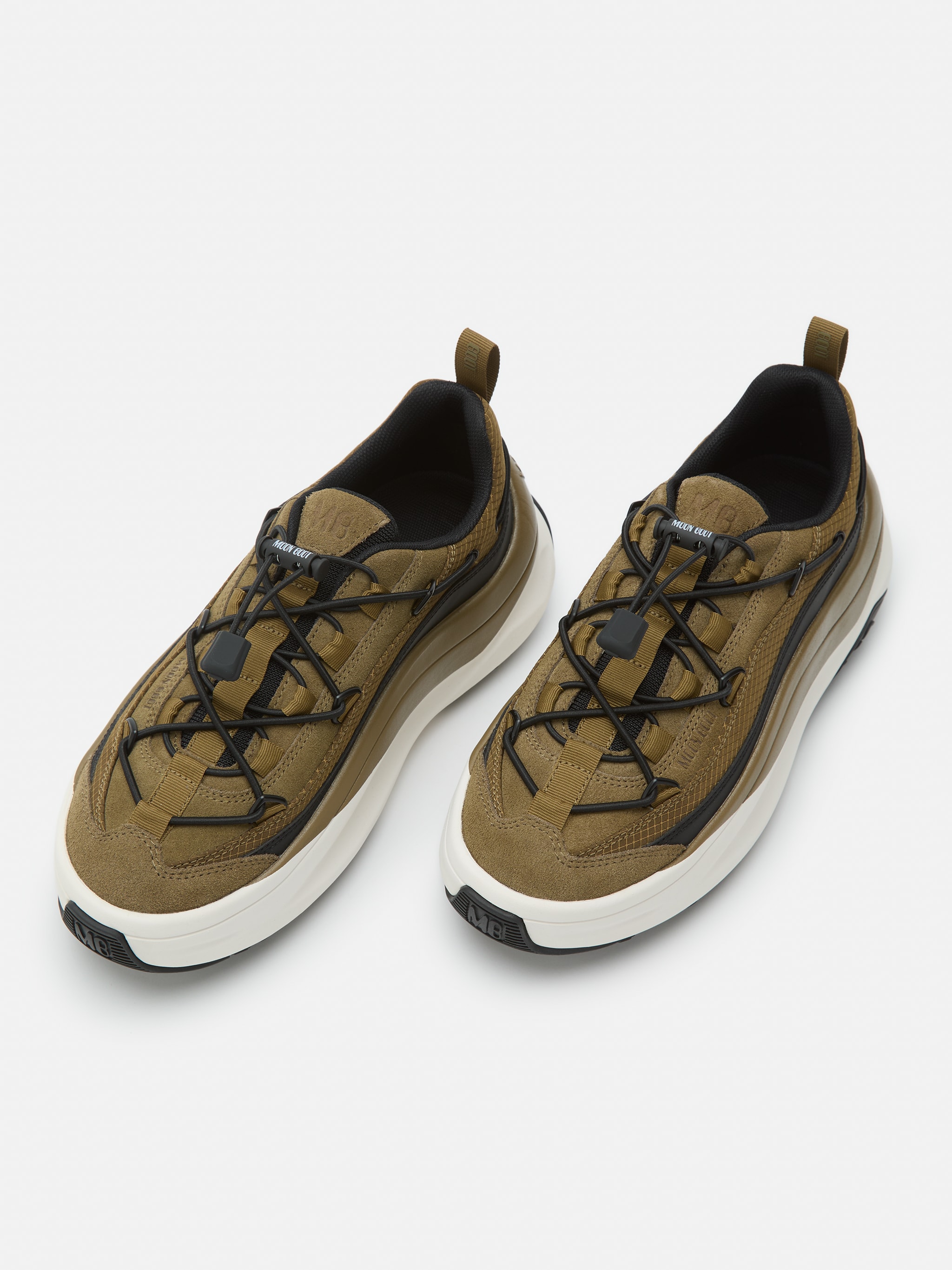 MOON247 XLACE KHAKI SNEAKERS image number 3