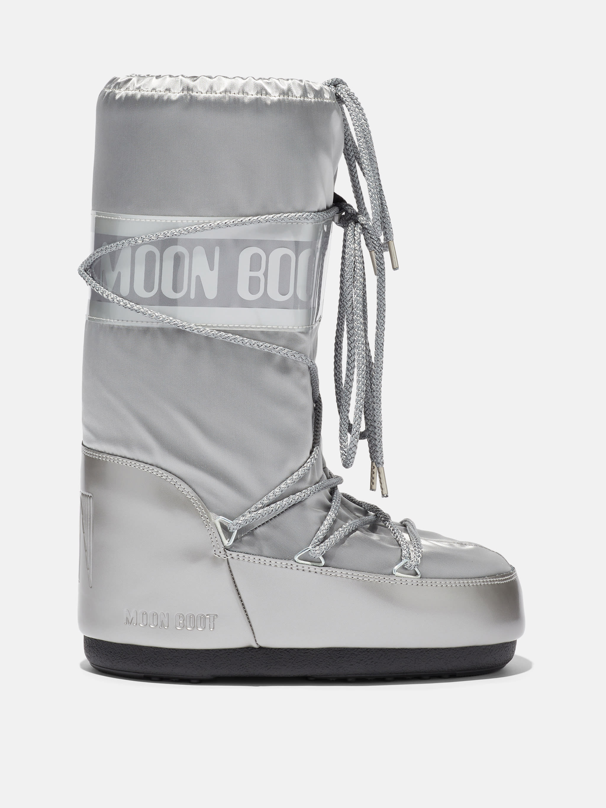 STIVALE ICON GLANCE ARGENTO IN RASO