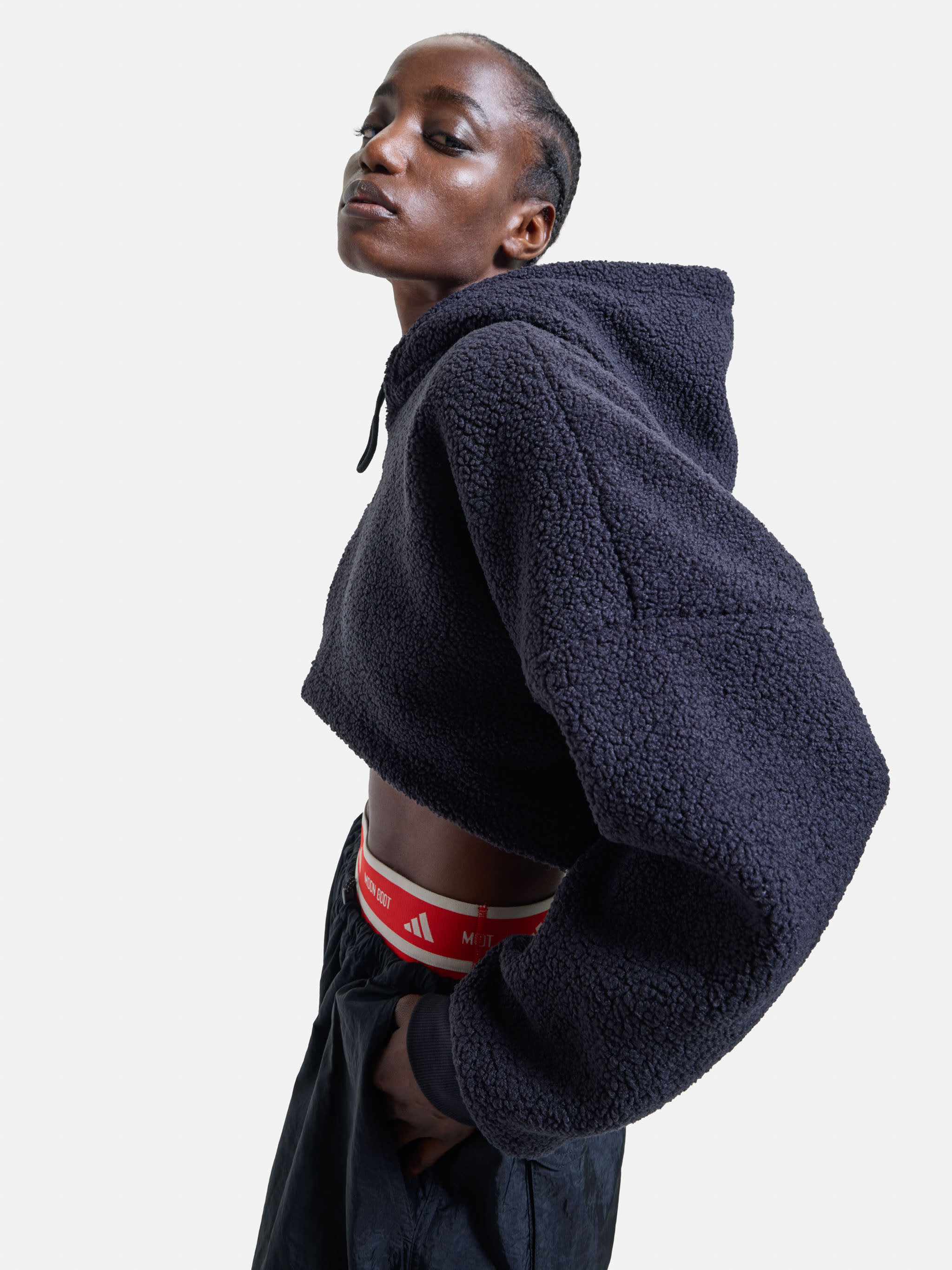 adidas x Sweat &agrave; capuche court Moon Boot image number 2