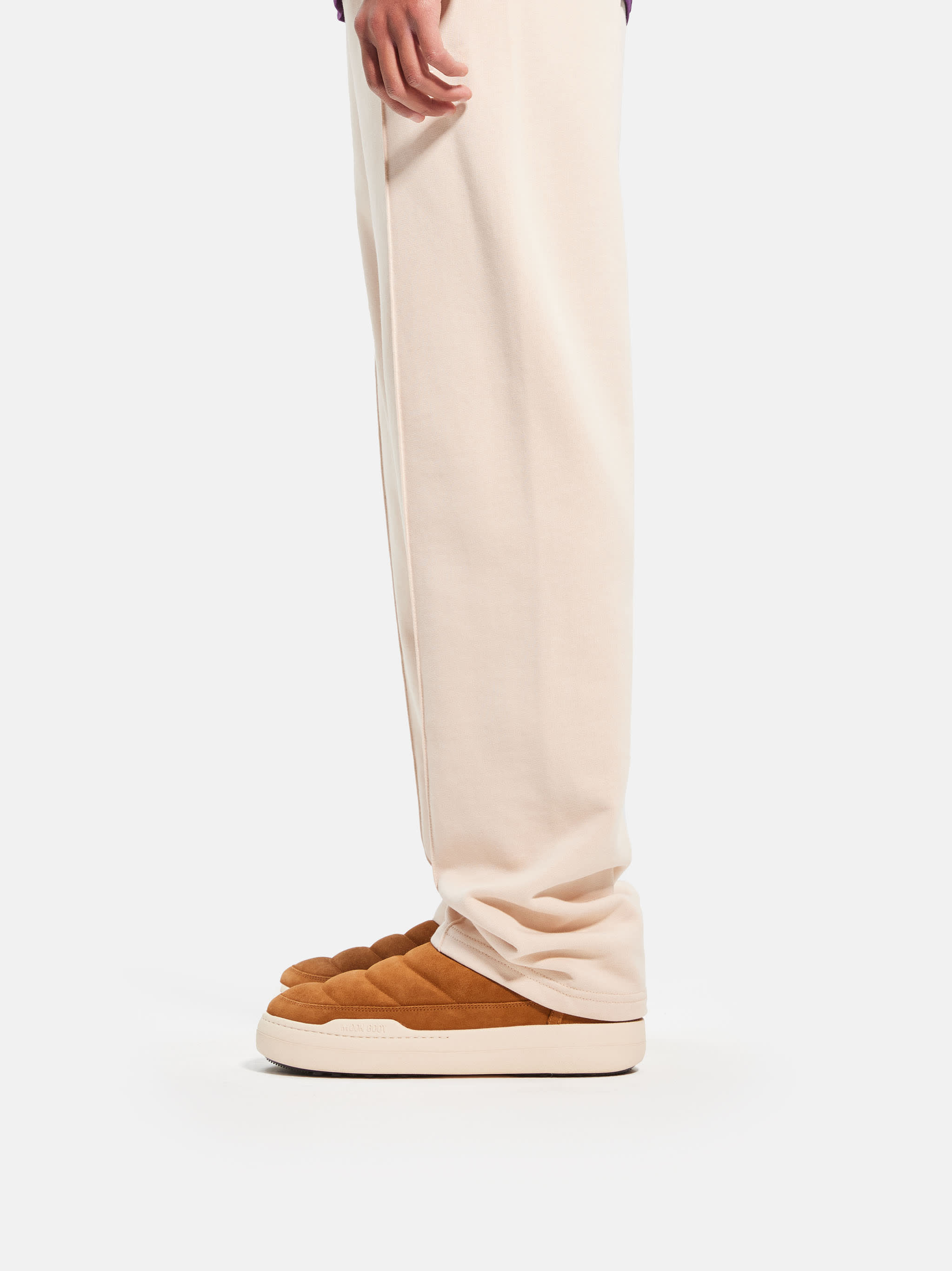 PARK SNEAKER SOFT MARRONE IN PELLE SCAMOSCIATA image number 5