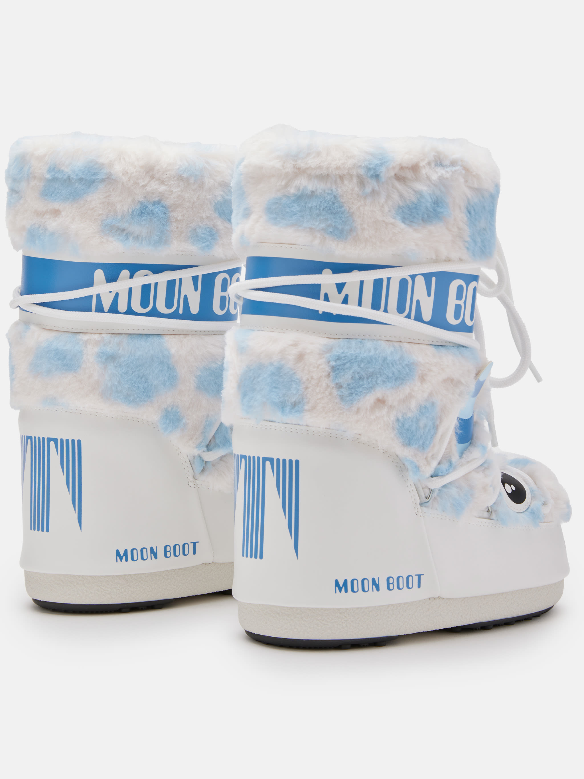 ICON JUNIOR YETI FAUX-FUR STIEFEL WEI&szlig;