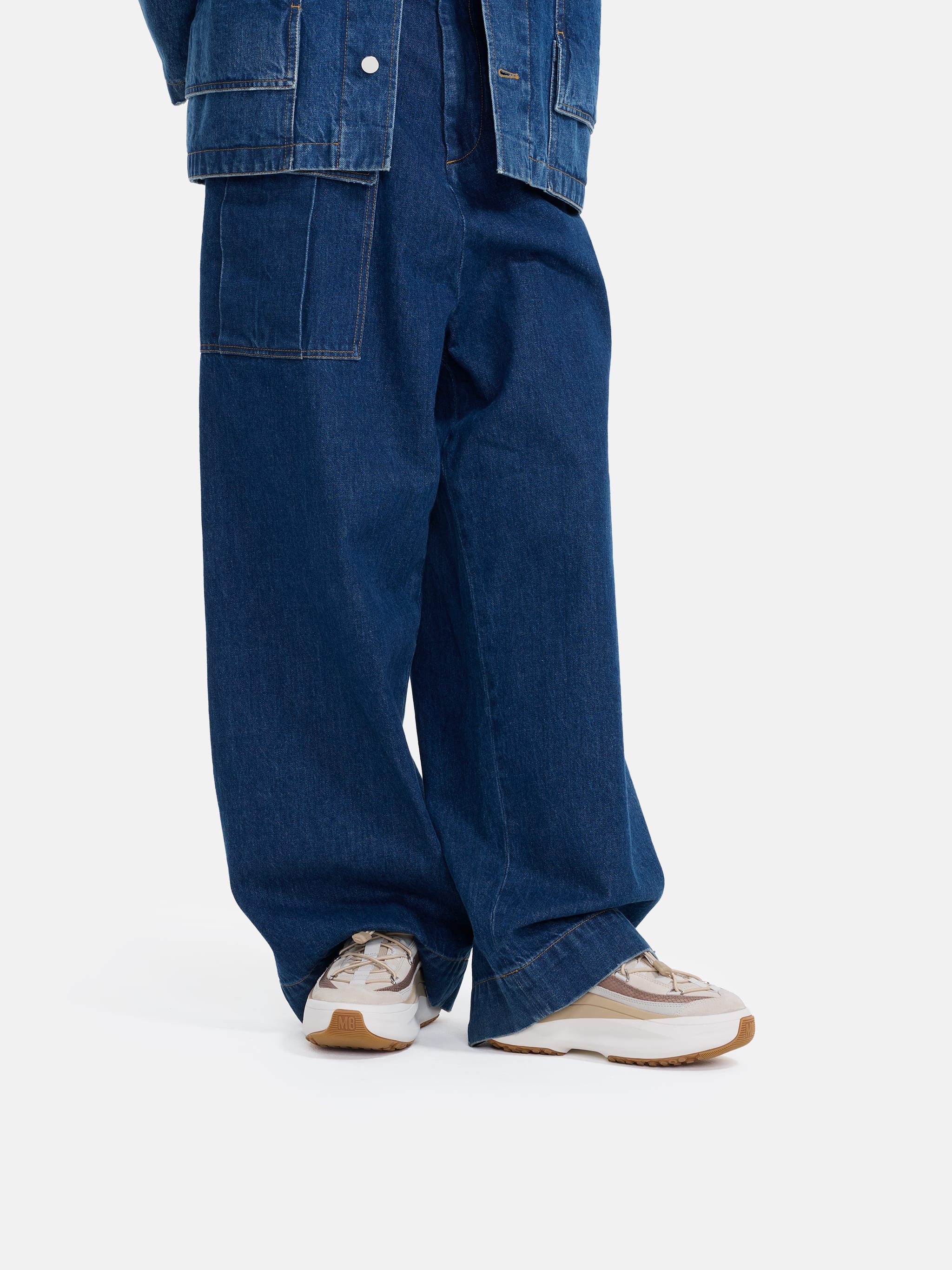 MOON247 XLACE CREMEWEISSE UND GRAUBRAUNE SNEAKERS image number 5