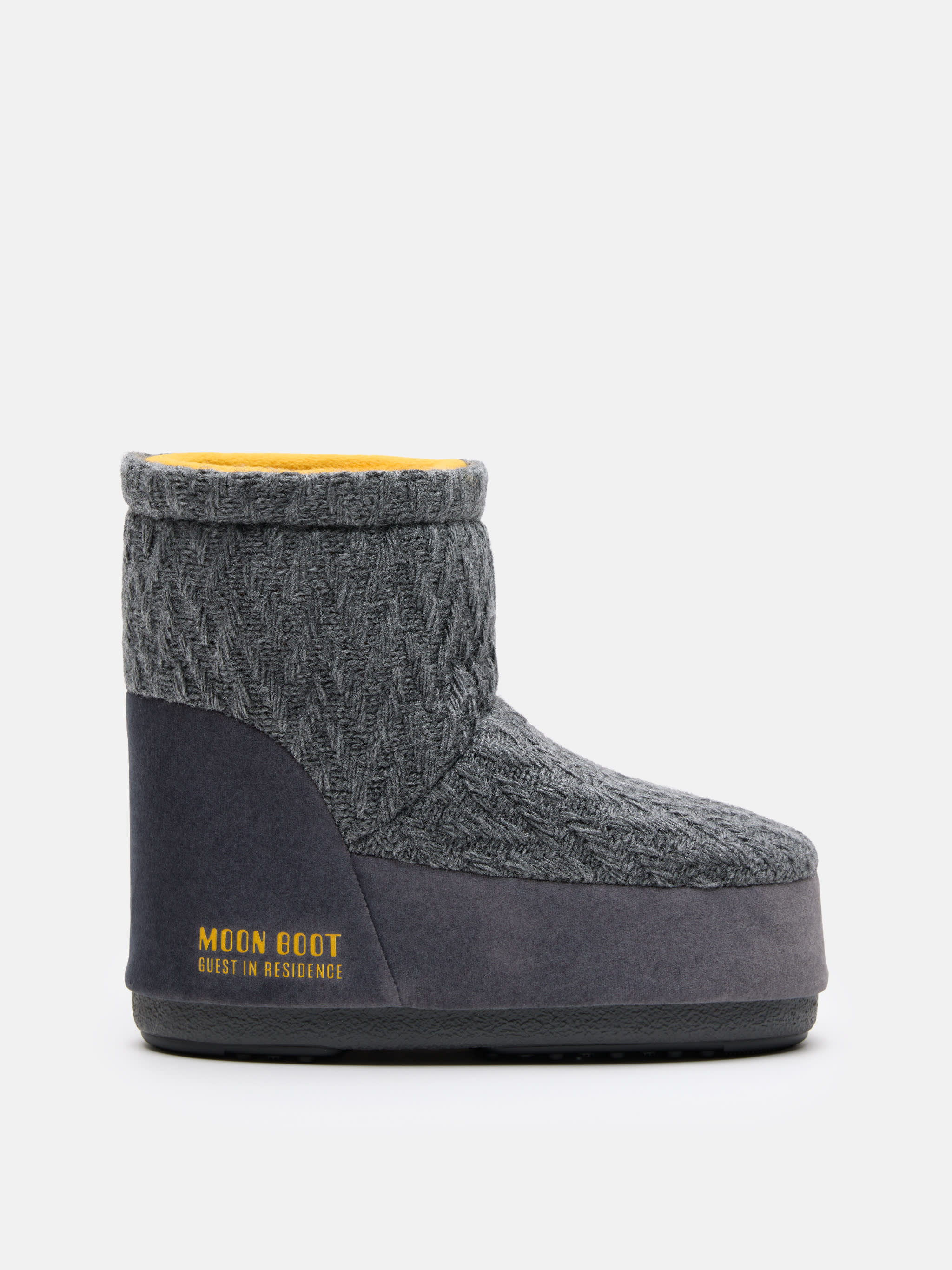 MOON BOOT X GUEST IN RESIDENCE BOTAS ICON LOW DE PUNTO SIN CORDONES GRIS