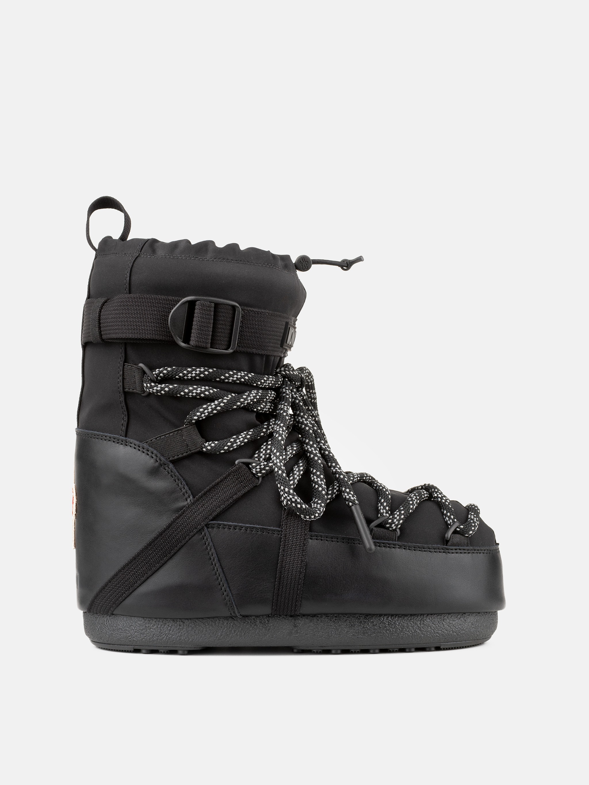 MOON BOOT X MONCLER GRENOBLE BOTTES ICON LOW NOIRES