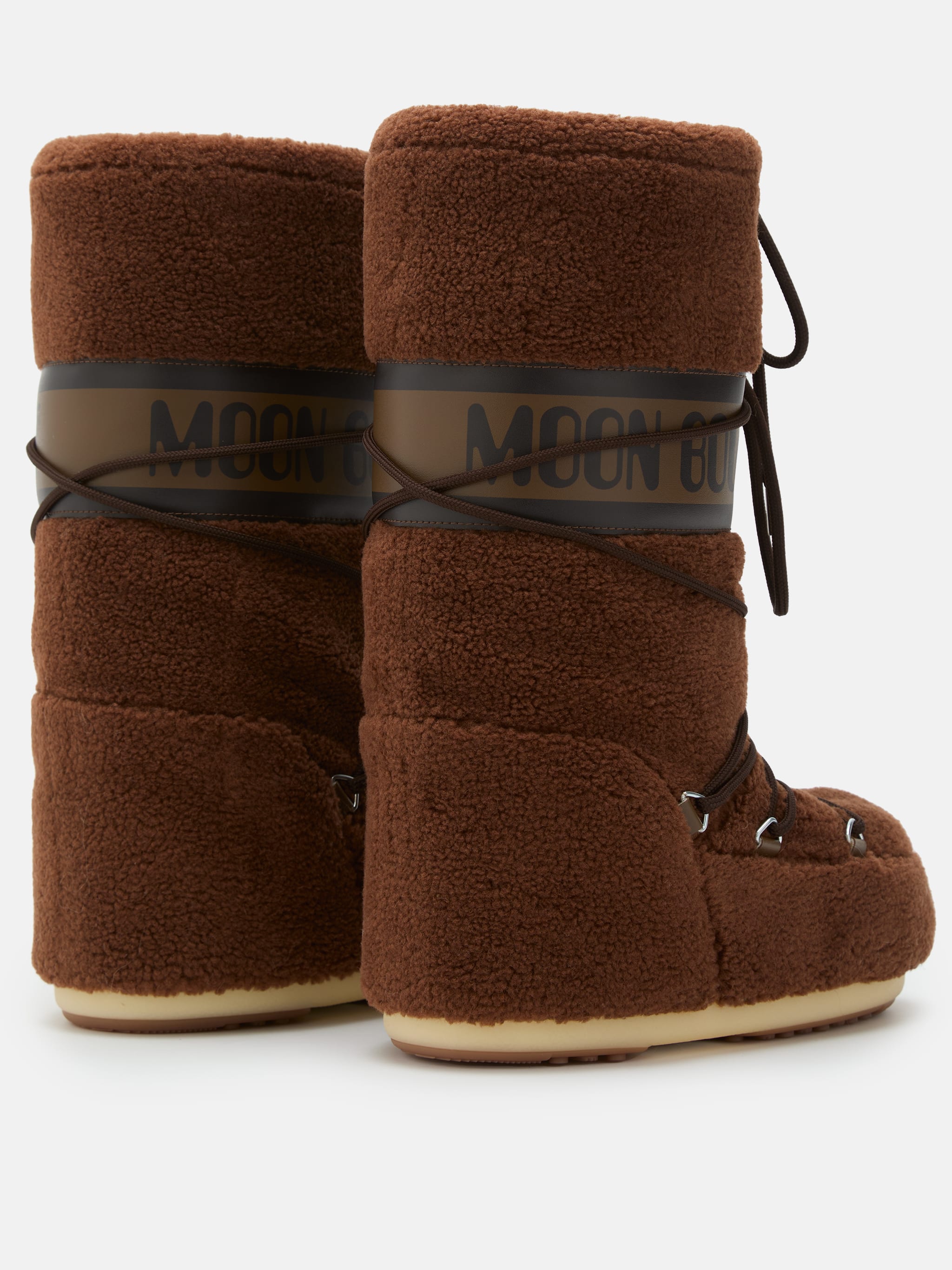 ICON BRAUNE STIEFEL AUS FLEECE