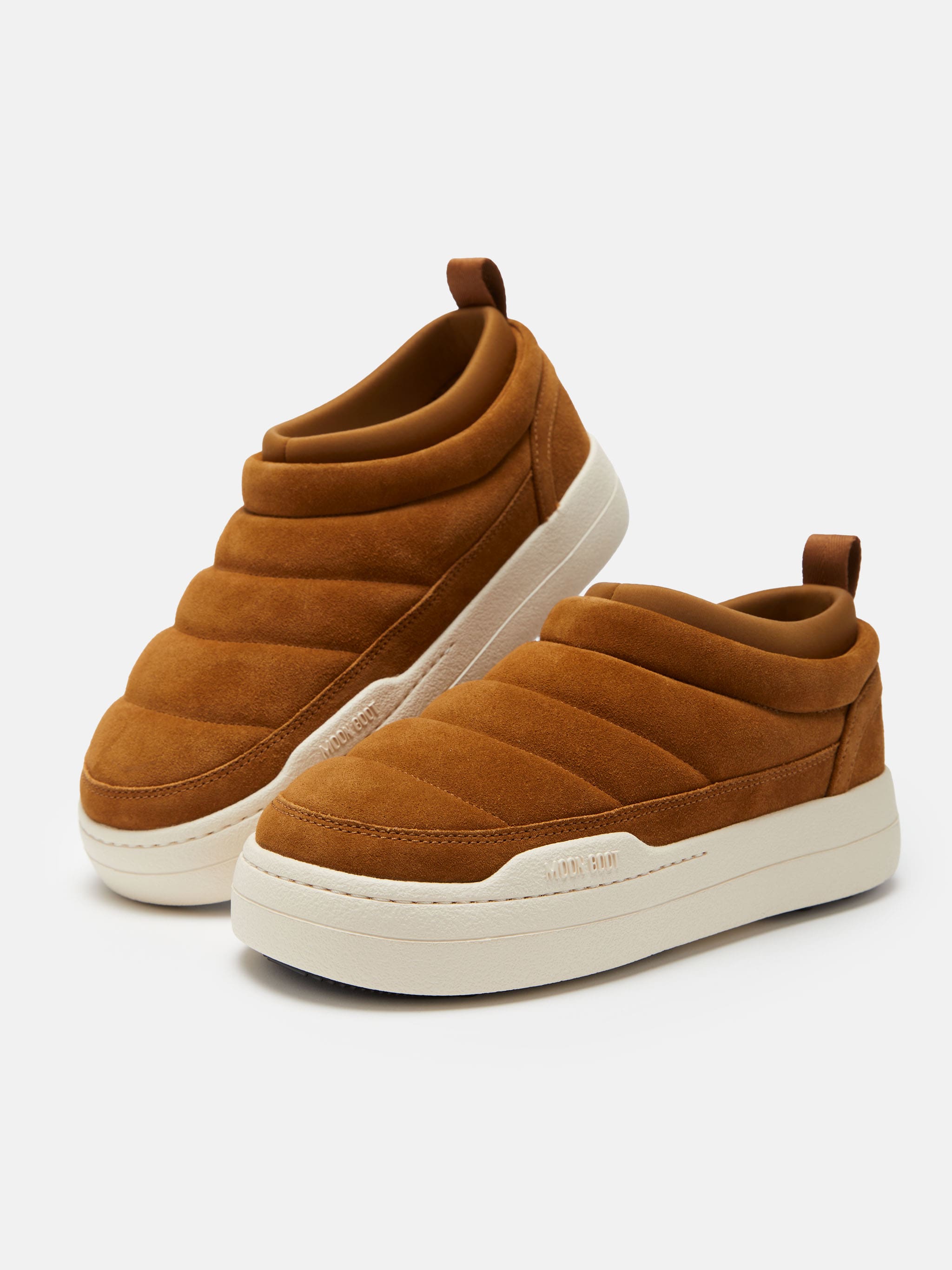 PARK SNEAKER SOFT MARRONE IN PELLE SCAMOSCIATA image number 3