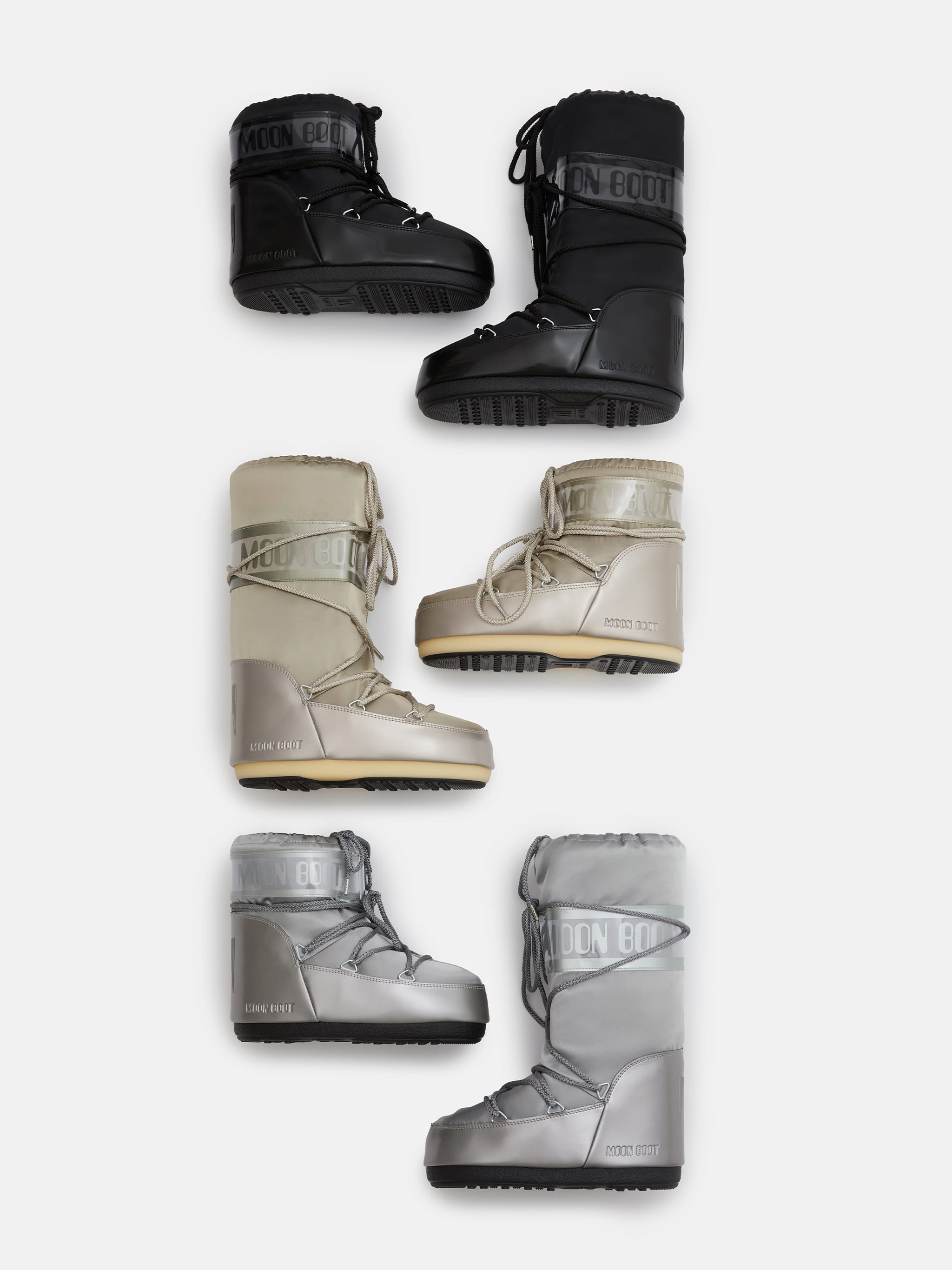 ICON GLANCE SCHWARZE SATIN STIEFEL image number 4