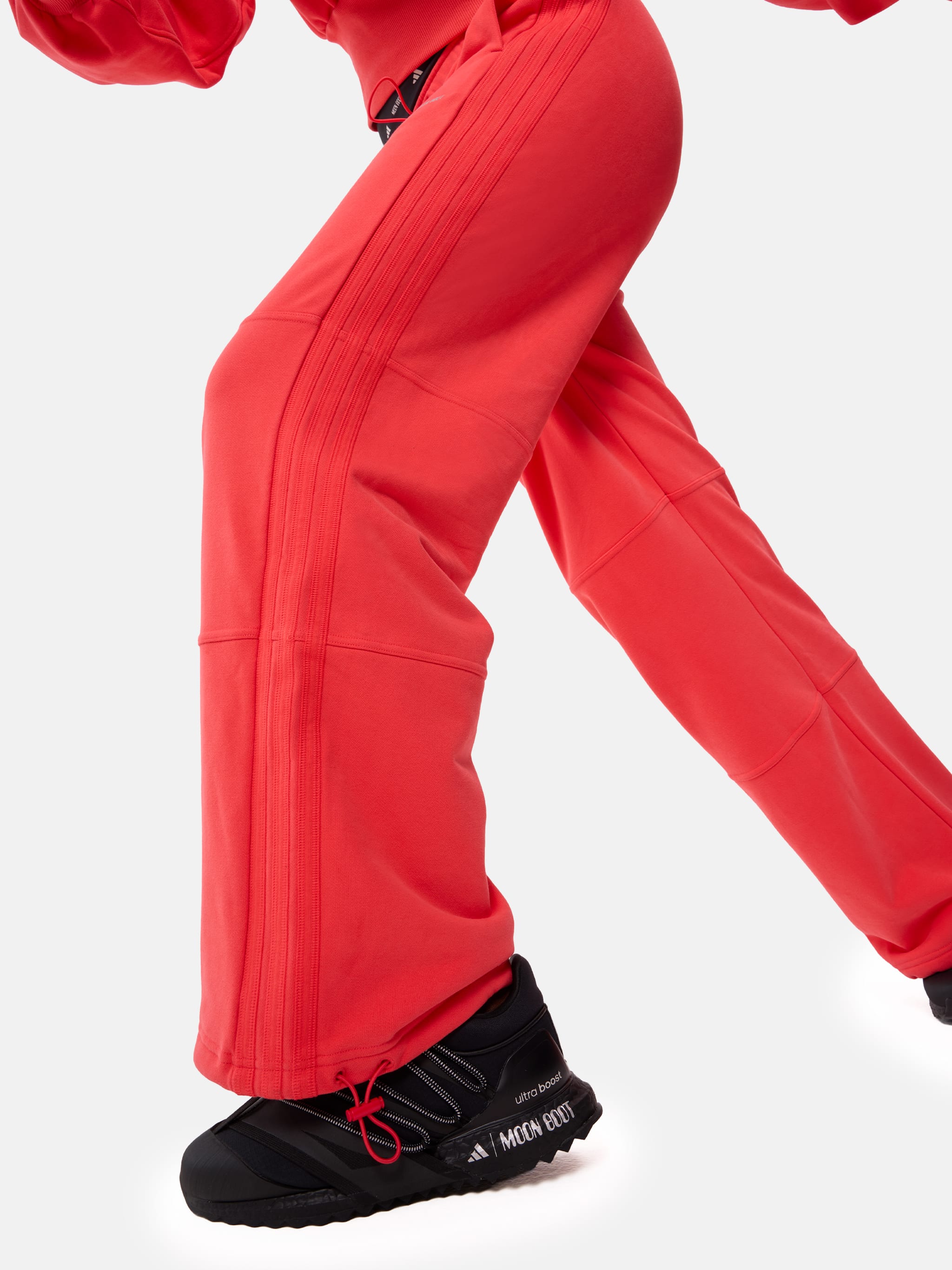 ADIDAS X MOON BOOT RED TRACKSUIT PANTS