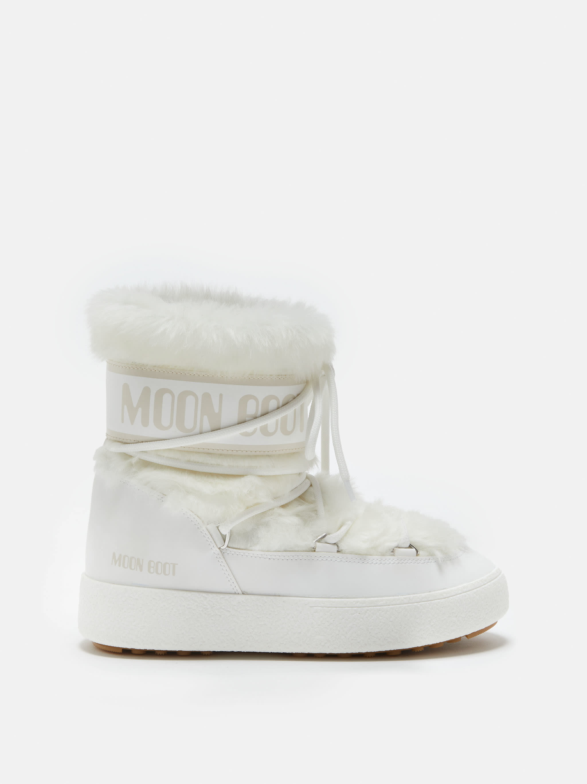 BOTAS LTRACK LOW FAUX-FUR BLANCO image number 0
