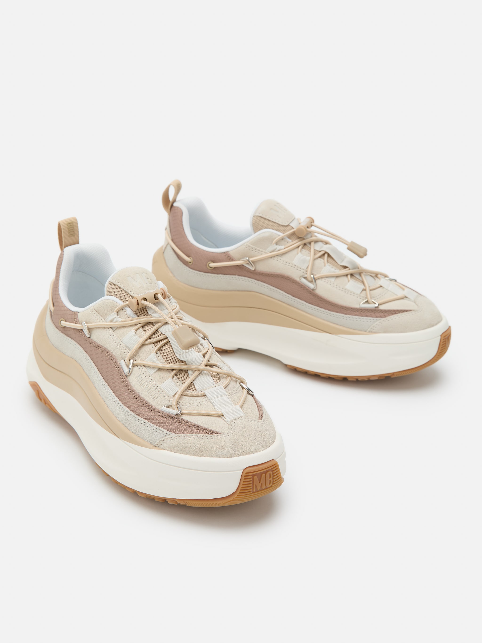 SNEAKER MOON247 XLACE BEIGE E TORTORA image number 3