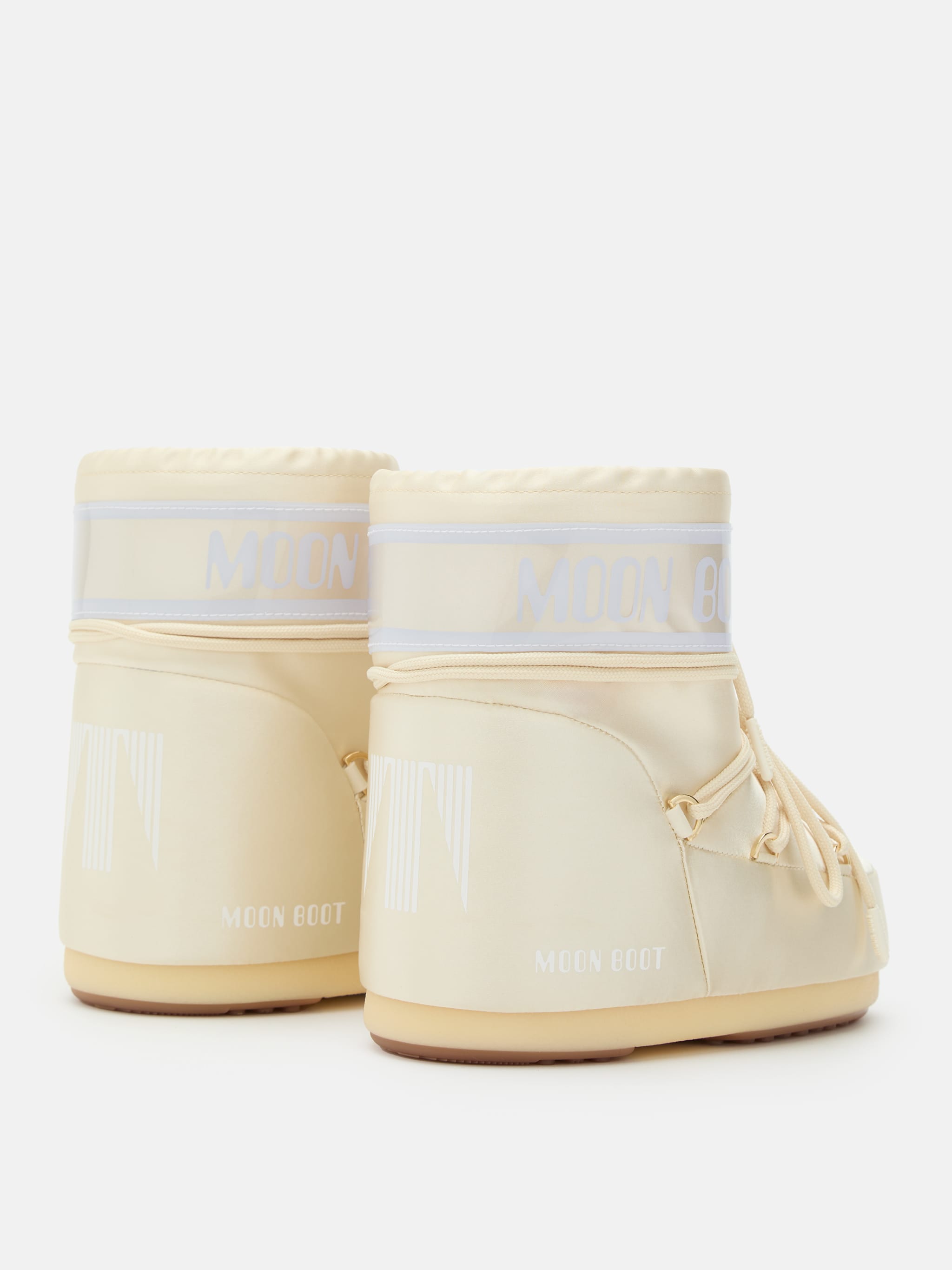 ICON LOW ELFENBEINFARBENE PEARLY STIEFEL